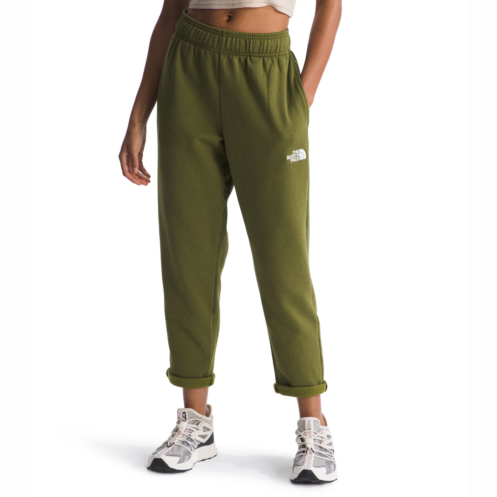 The North Face Women's Evolution Cocoon Fit Sweatpant Green Pants XL-Regular
