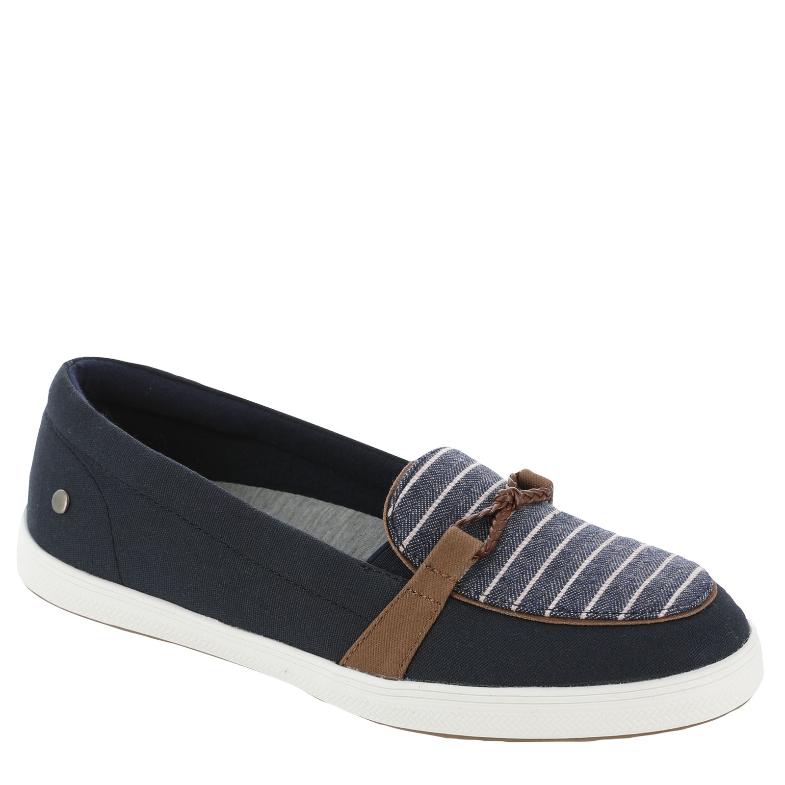 Wanderlust London Knot Women's Navy Slip On 12 W
