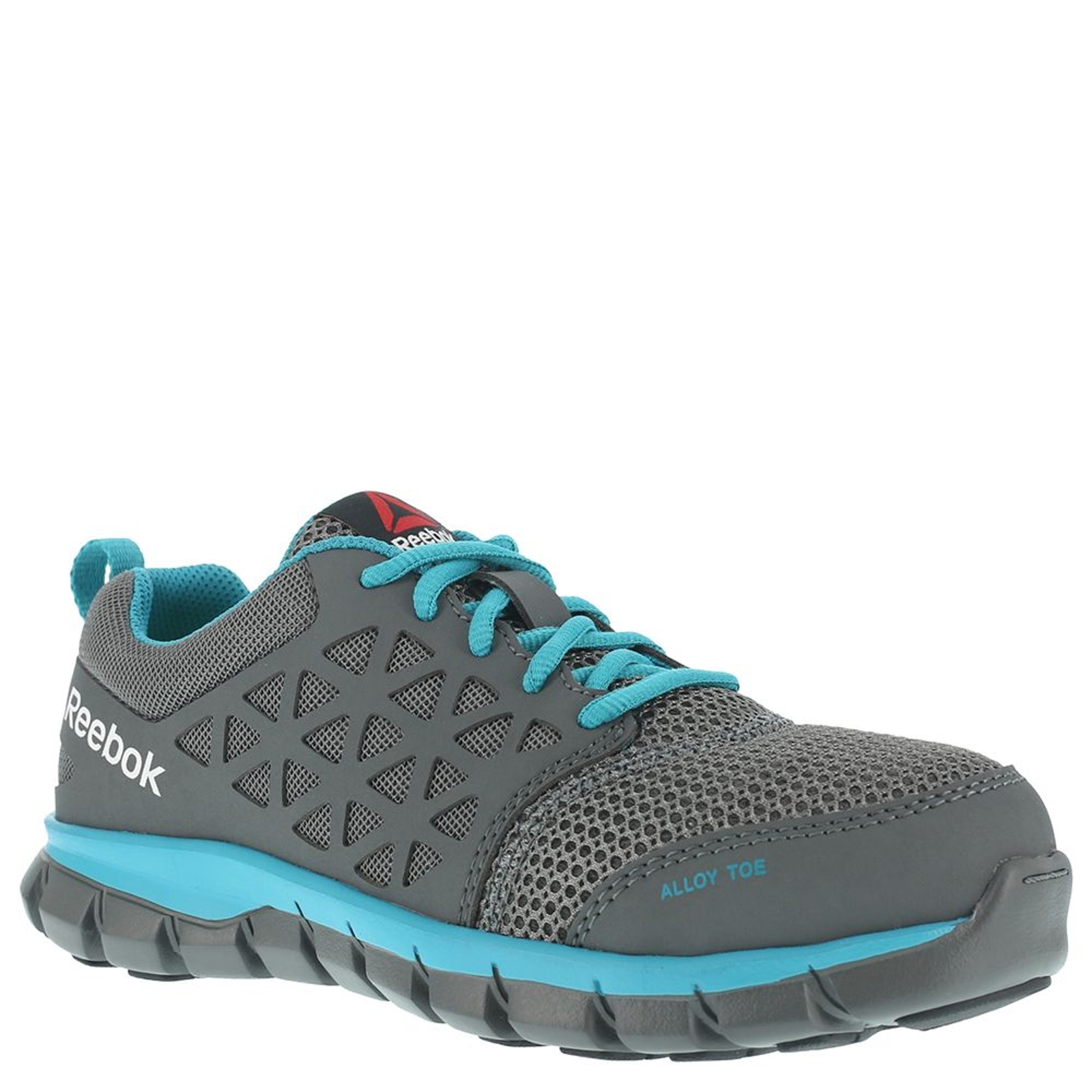 Reebok Work Sublite Cushion Work Alloy Toe Women's Grey Oxford 6 M