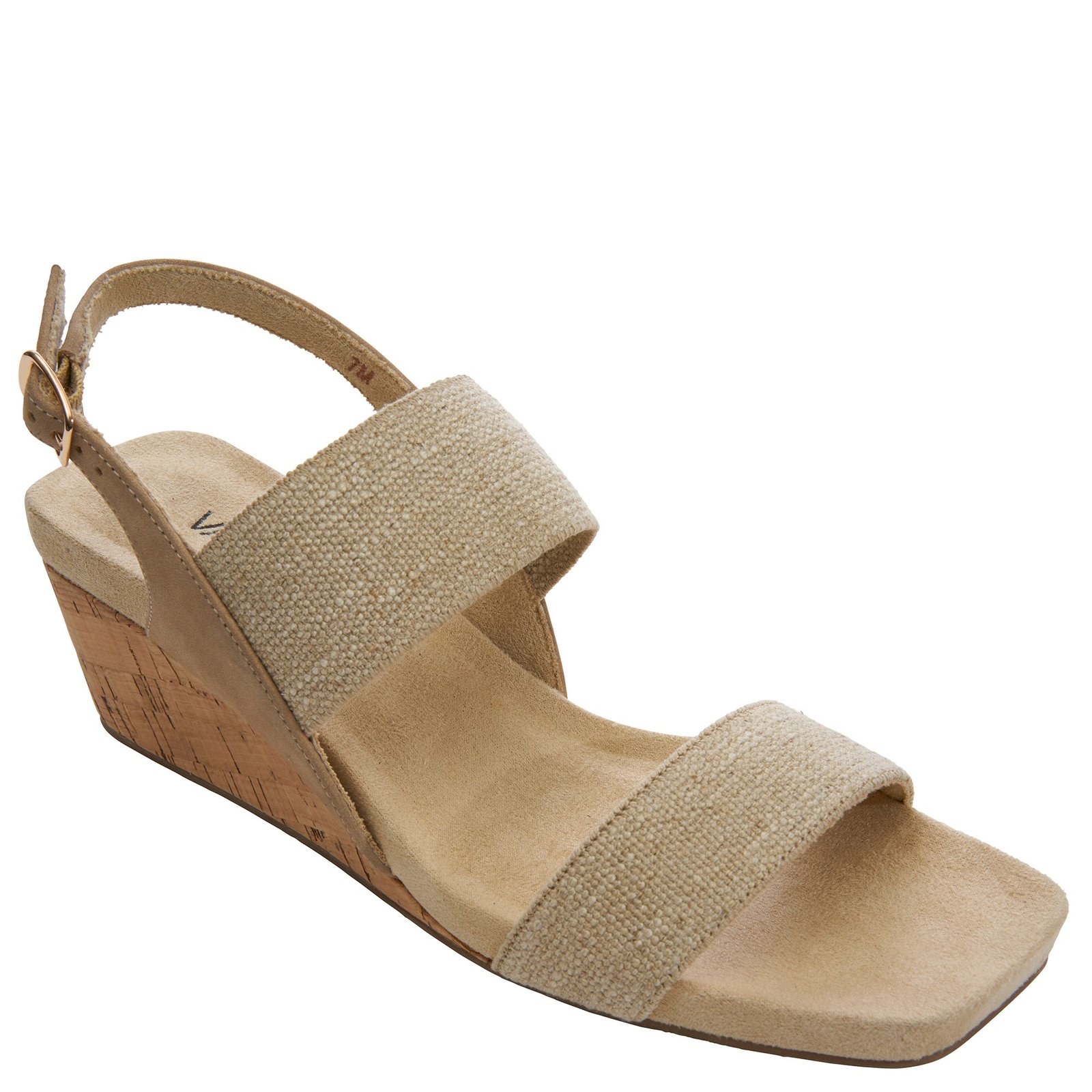VANELi Catlee Cork Slingback Wedge Sandals
