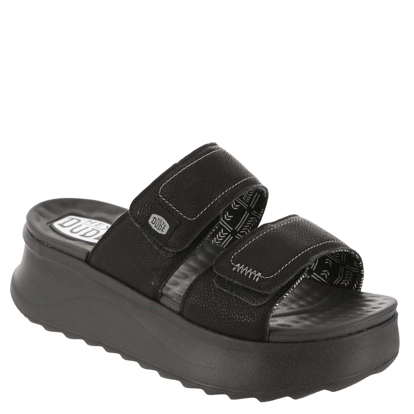 Hey Dude Delray Slide Classic Women's Black Sandal 6 M