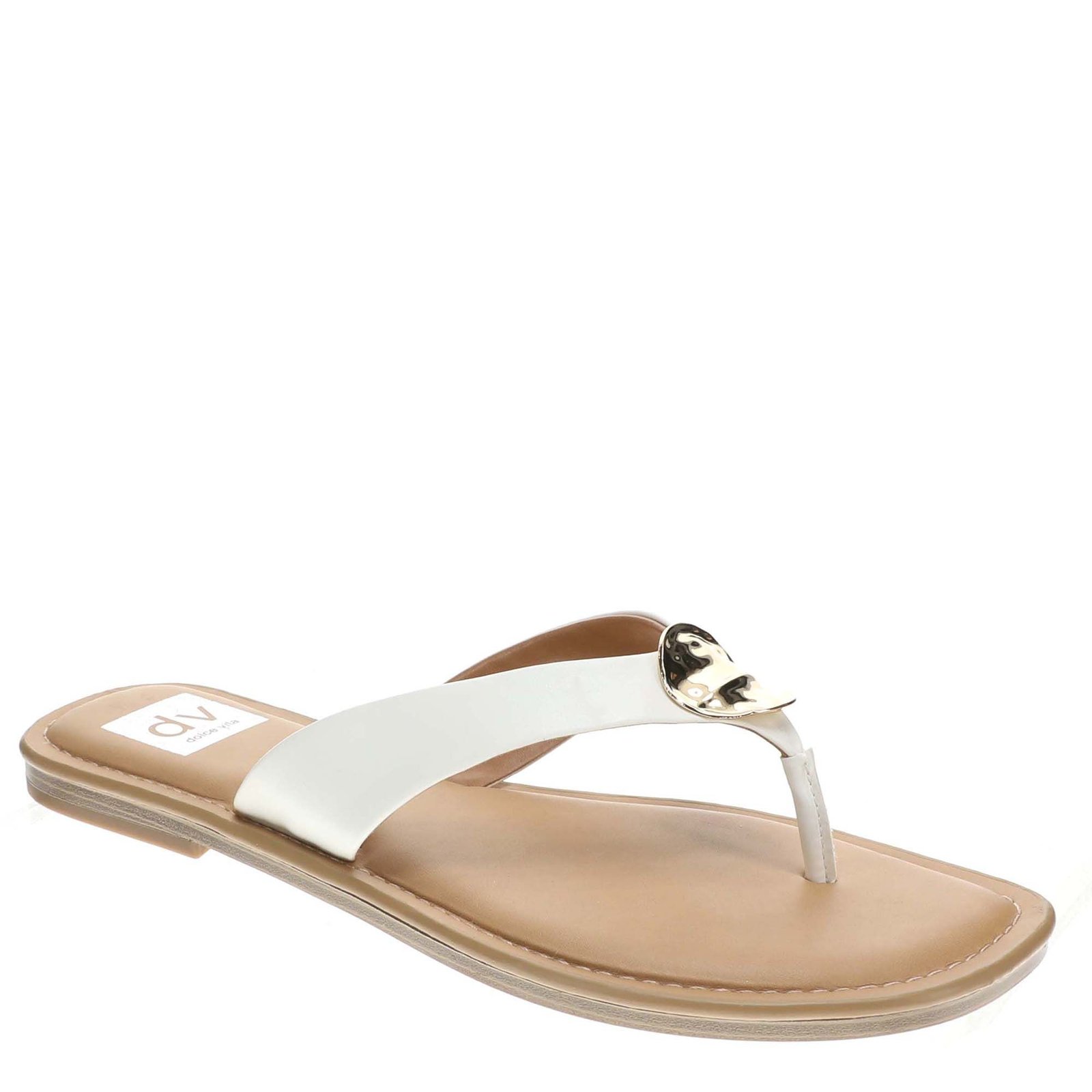 DV by Dolce Vita Jespar Women's White Sandal 6 M