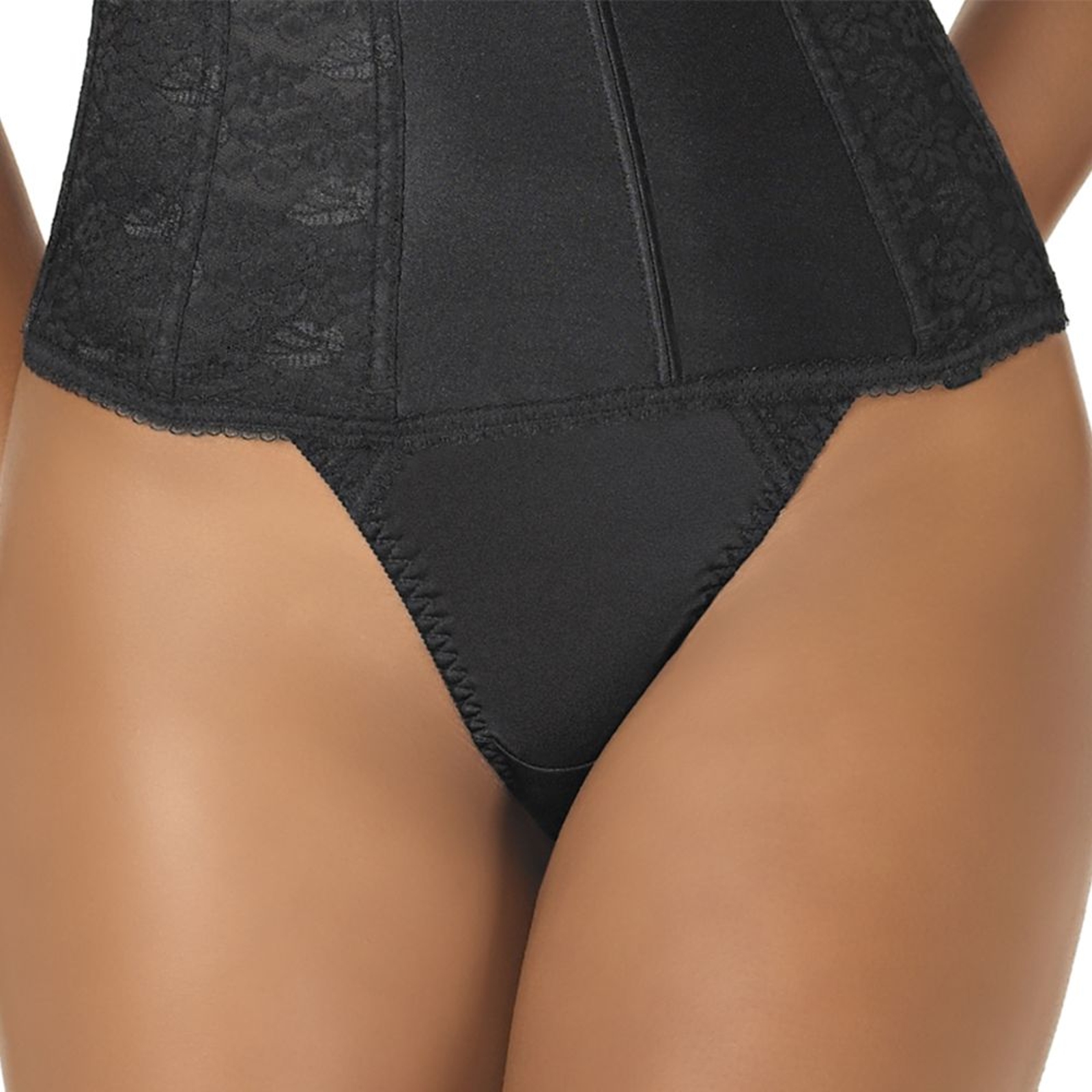 Dominique Women's Lace Thong 349 Black Underwear M