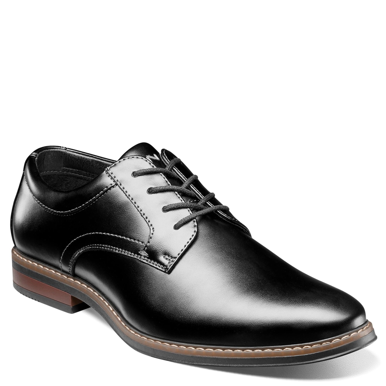 Nunn Bush Carmelo Plain Toe Oxford Men's Black Oxford 13 W