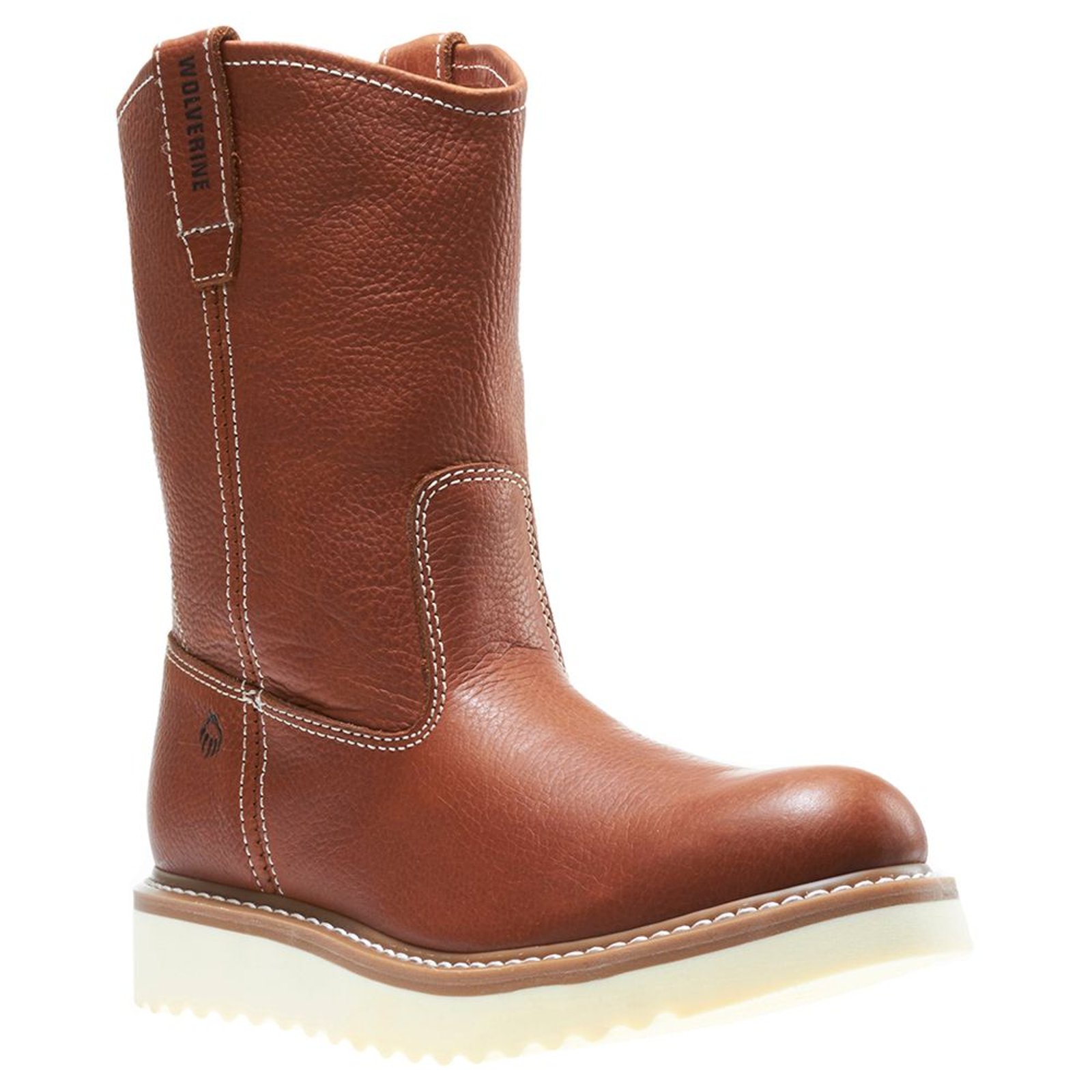 Wolverine Work Wedge Wellington Soft Toe Men's Tan Boot 10.5 W