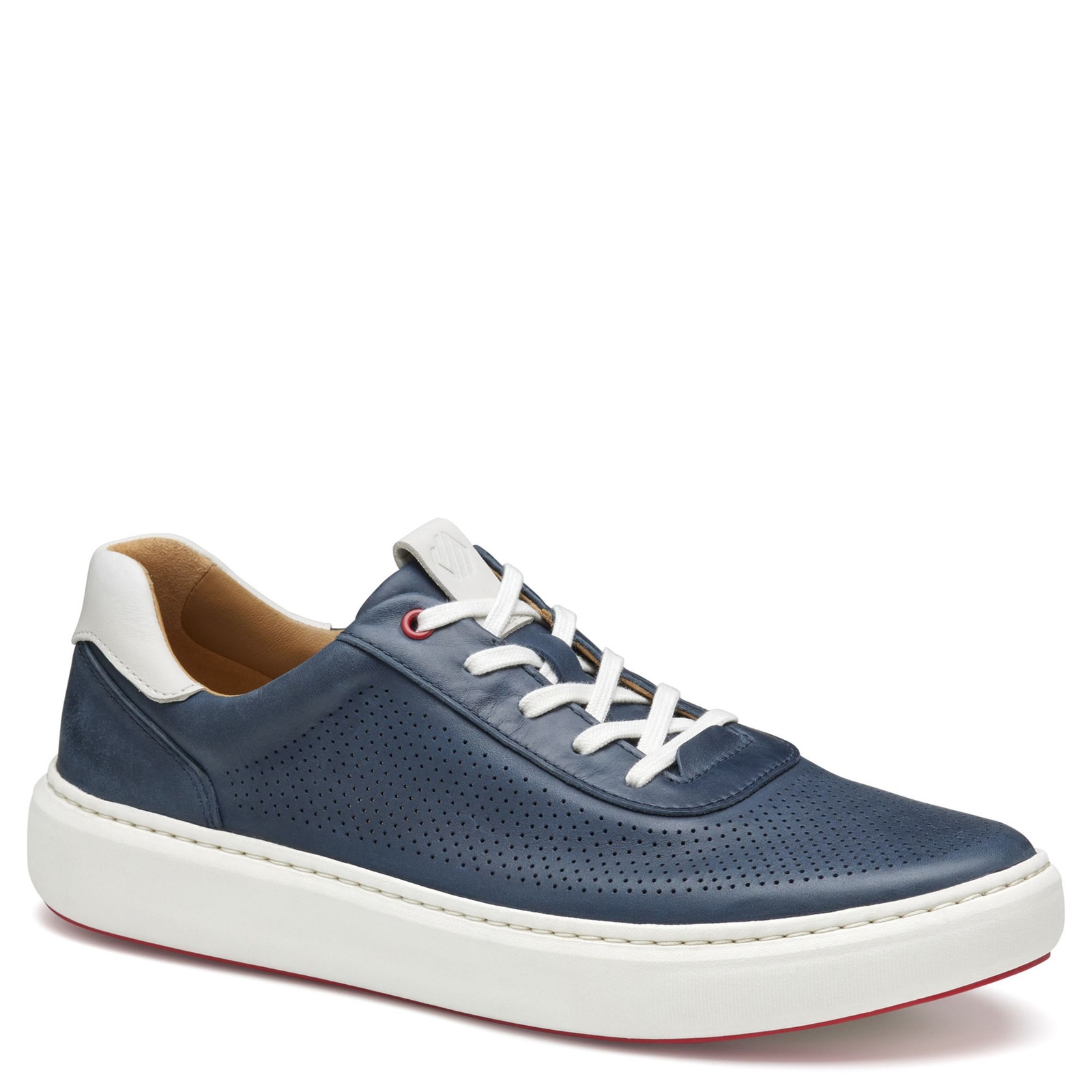Johnston & Murphy Anders Perf U-Throat Men's Navy Sneaker 8.5 M