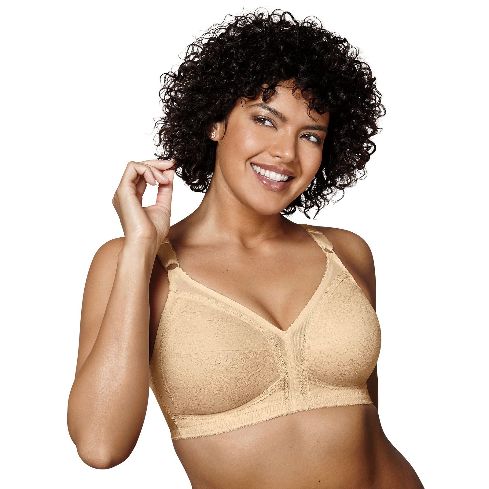 Playtex 18 Hour Sensational Support Wirefree Bra Tan Bras 36-C