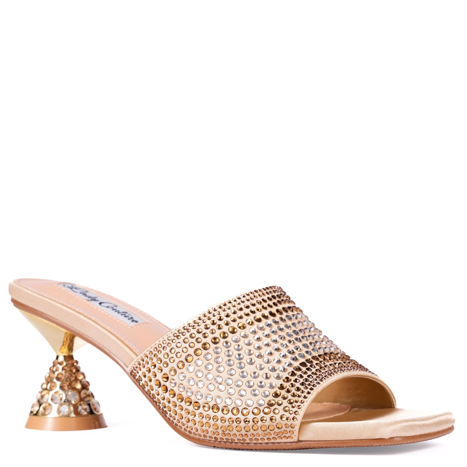 Lady Couture of NY Fontana Women's Gold Sandal 10