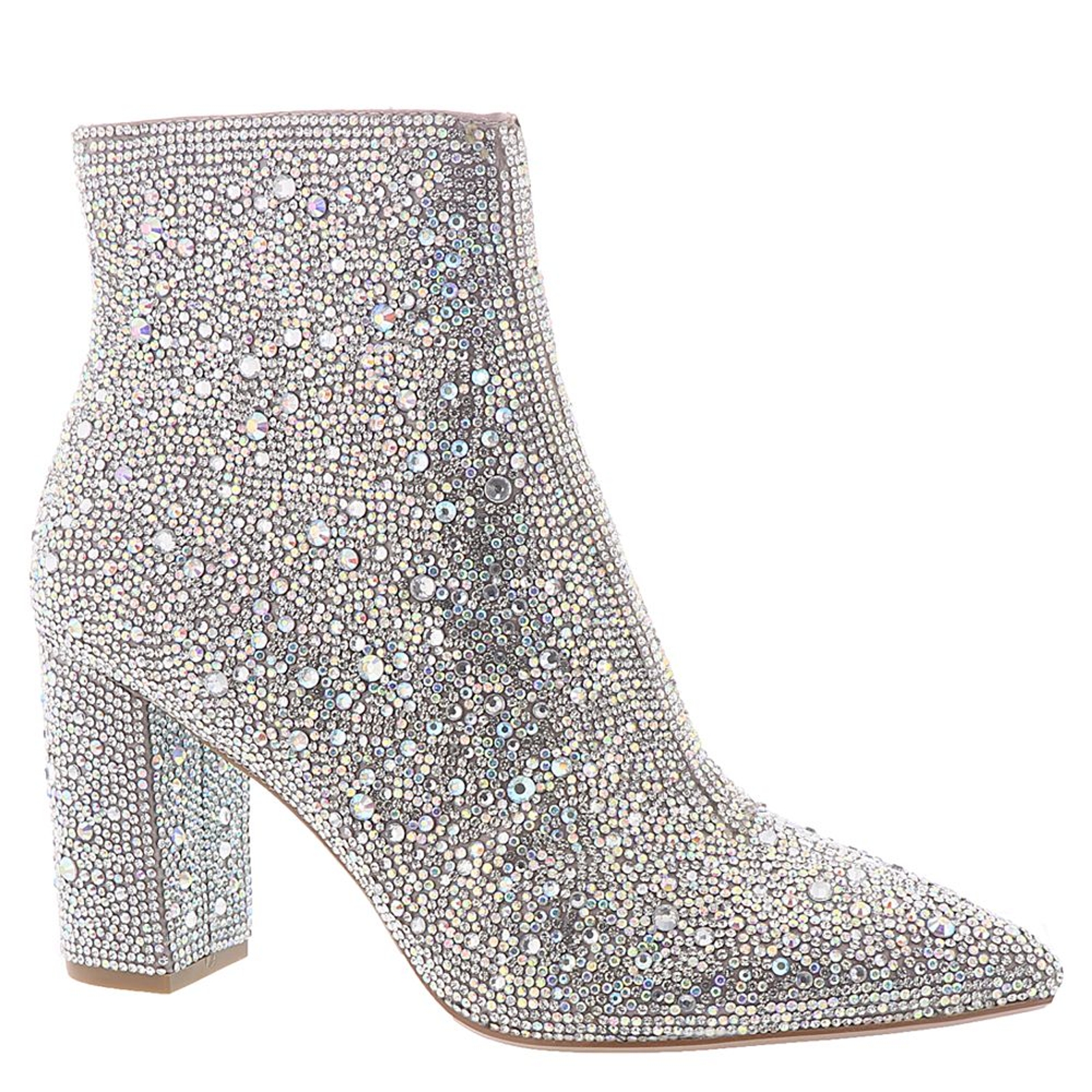 Betsey Johnson Cady Women's Metallic Silver Boot 8 M