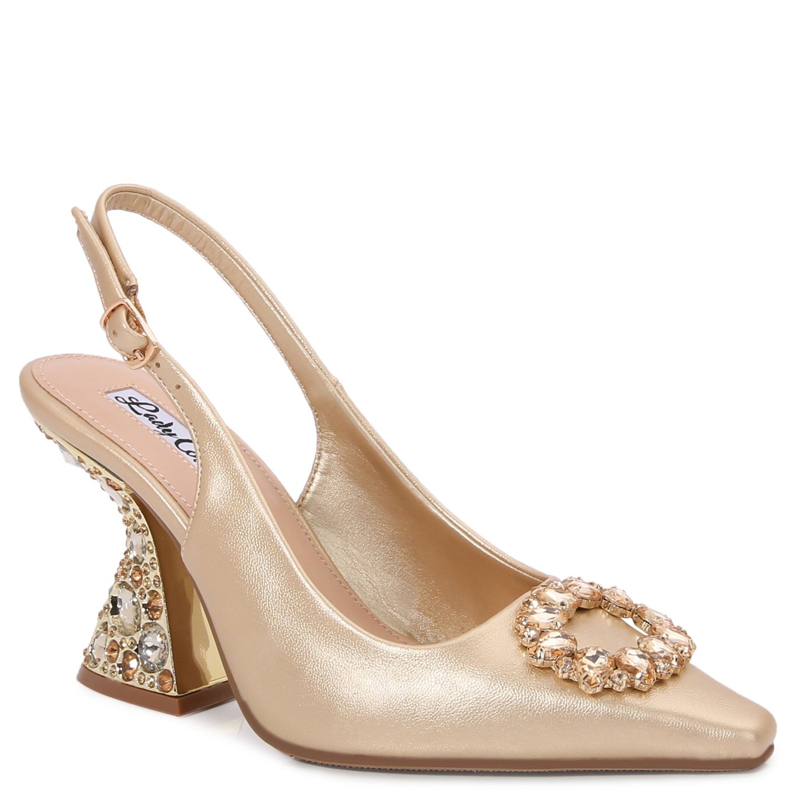 Lady Couture of NY Spotlight Women's Gold Pump 5 M