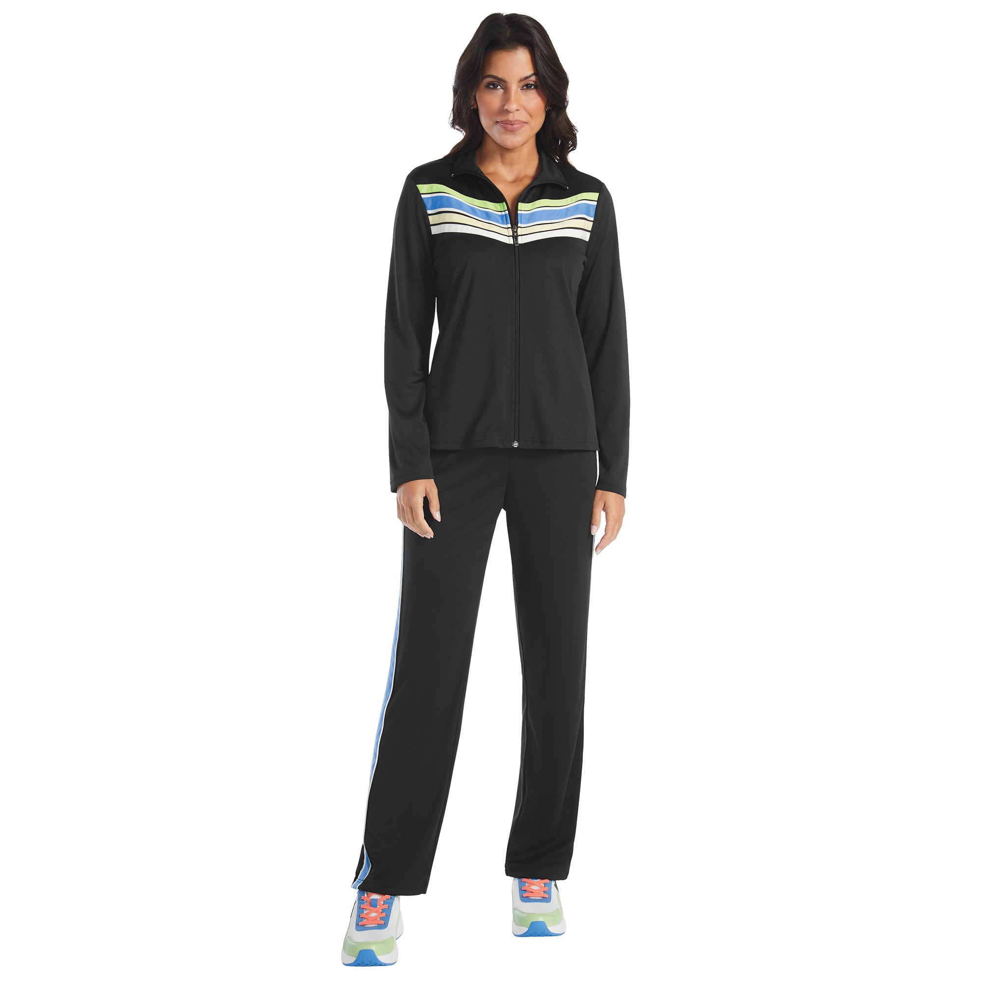 オーダー VEVO ACTIVE™ Women's Striped Track Set | eBay