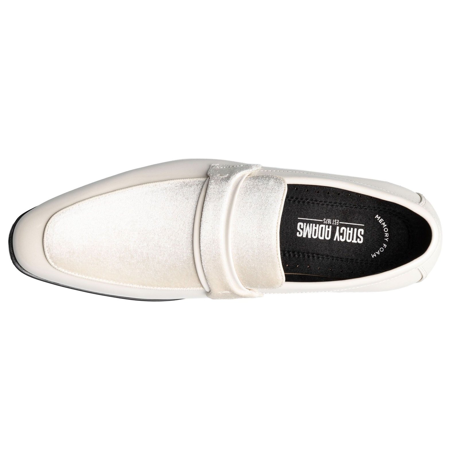 Stacy Adams Shoes Spratley Moc Toe Saddle Slip On Ivory Size 14 — photo 2