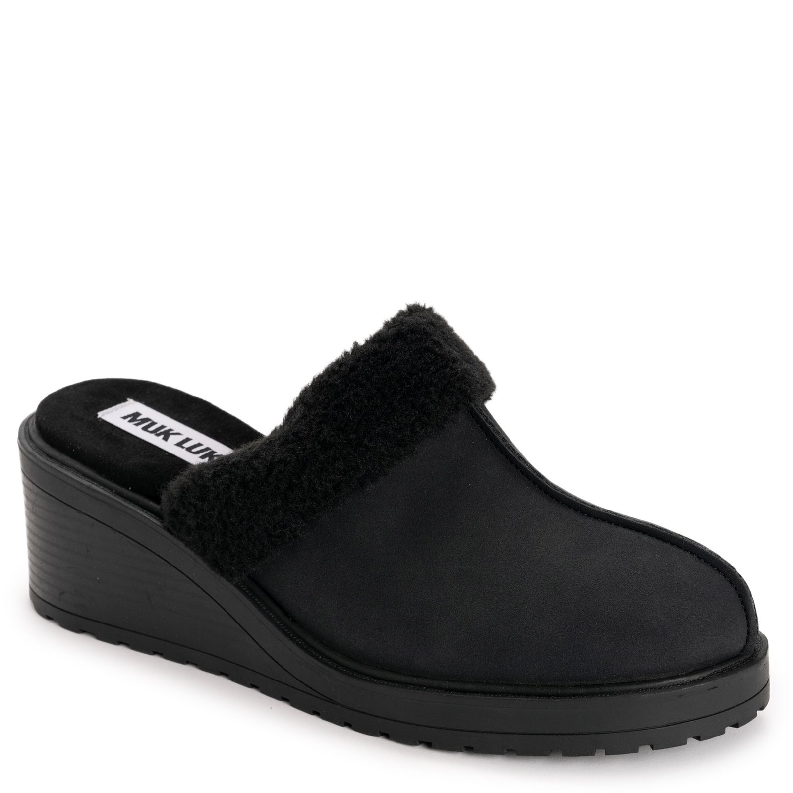 MUK LUKS Sophia Mule Women's Black Slip On 7