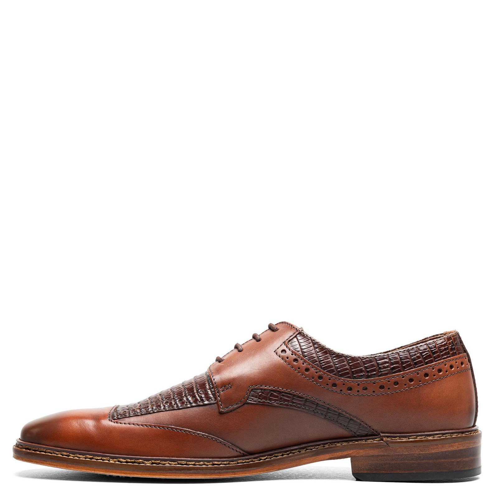 Stacy Adams Shoes Gambetta Modified Cap Toe Oxford Cognac Size 8 — photo 2