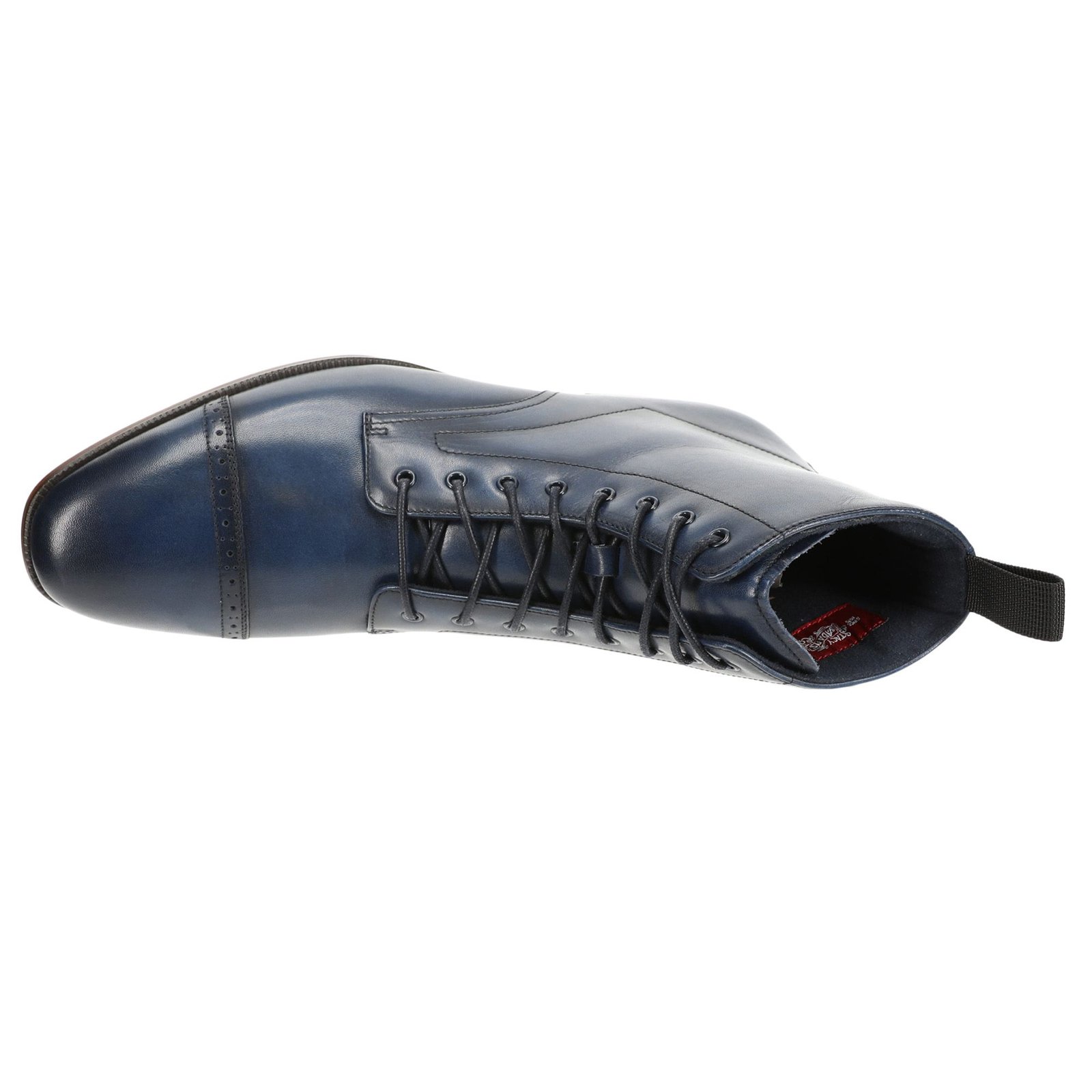 Stacy Adams Shoes Henry Cap Toe Lace Up Boot Navy Size 9 — photo 2