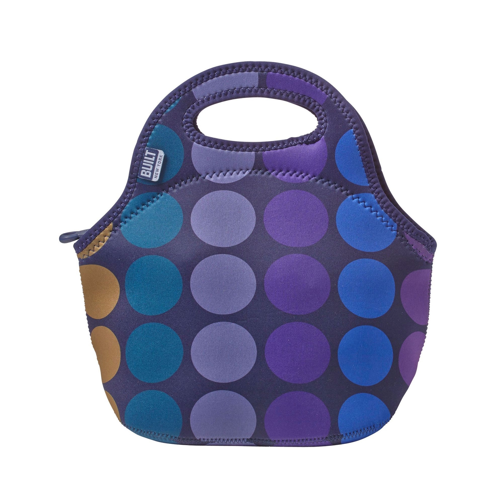 Soft Neoprene Lunch Tote Bag Purple Bags No Size