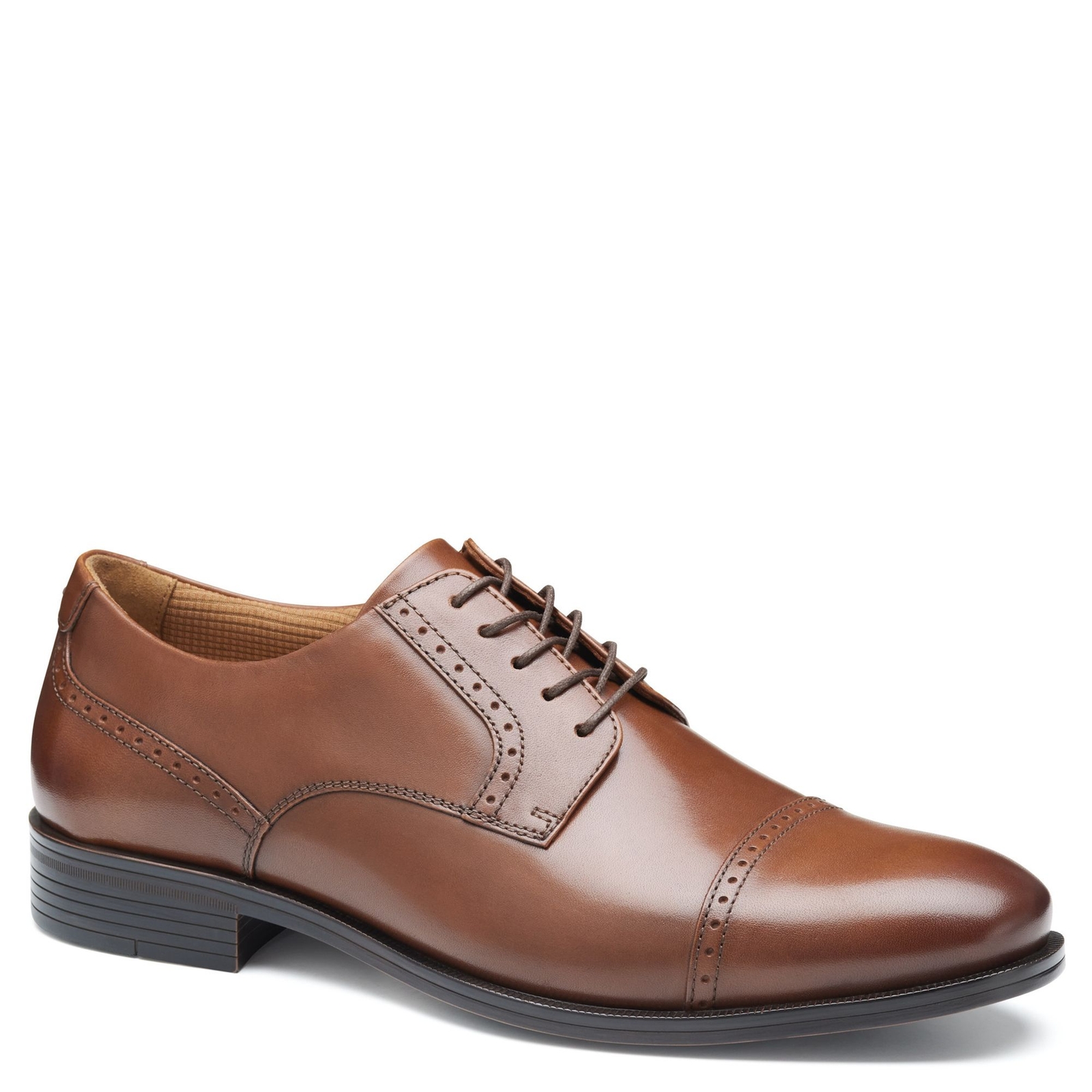 Johnston & Murphy Reeve Cap Toe Men's Brown Oxford 11 M