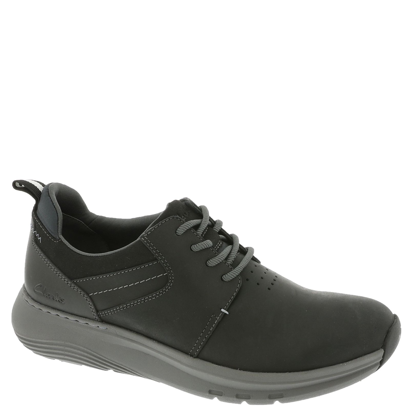 NEW NO BOX SIZE 7 Clarks Men\'s Motion Trek EZ Oxford Grey Leather Shoes Sneakers Clarks Motion Trek Ez Oxford - Free Shipping | DSW main image 2
