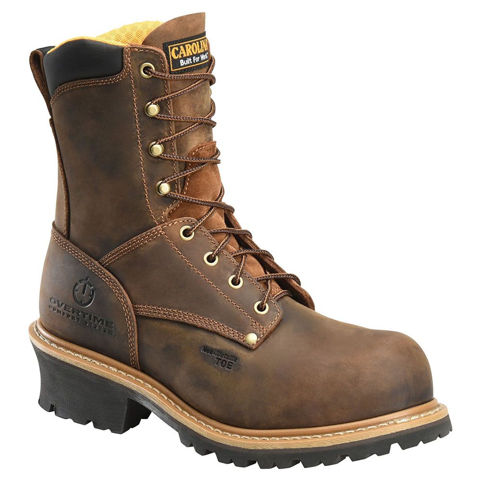 Carolina Poplar Composite Toe Men's Brown Boot 10 E2
