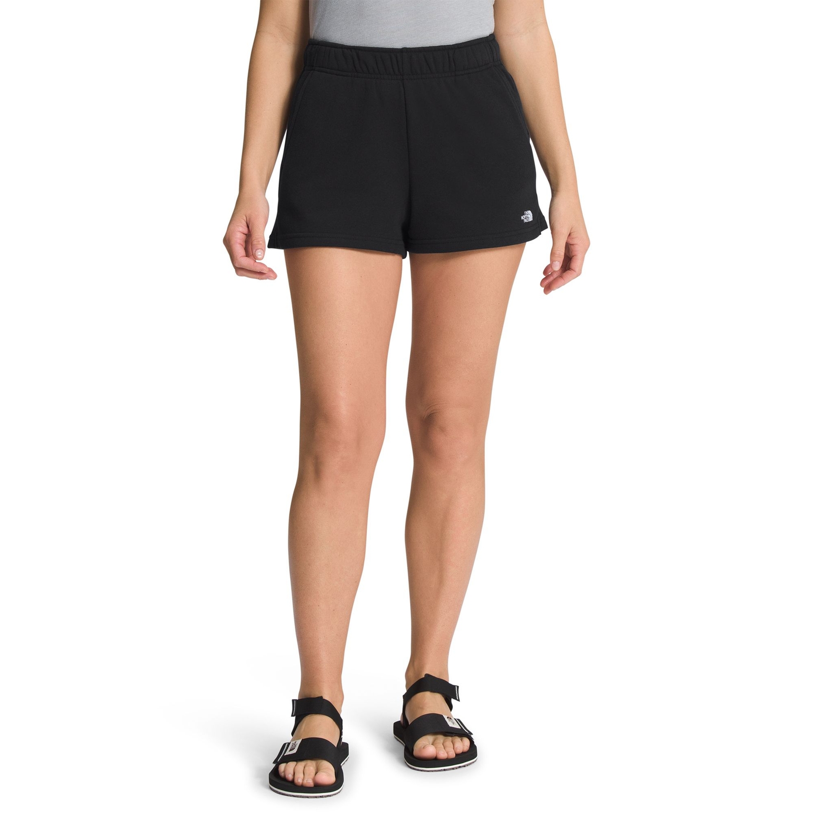 The North Face Women's Half Dome Fleece Short Black Shorts 3X