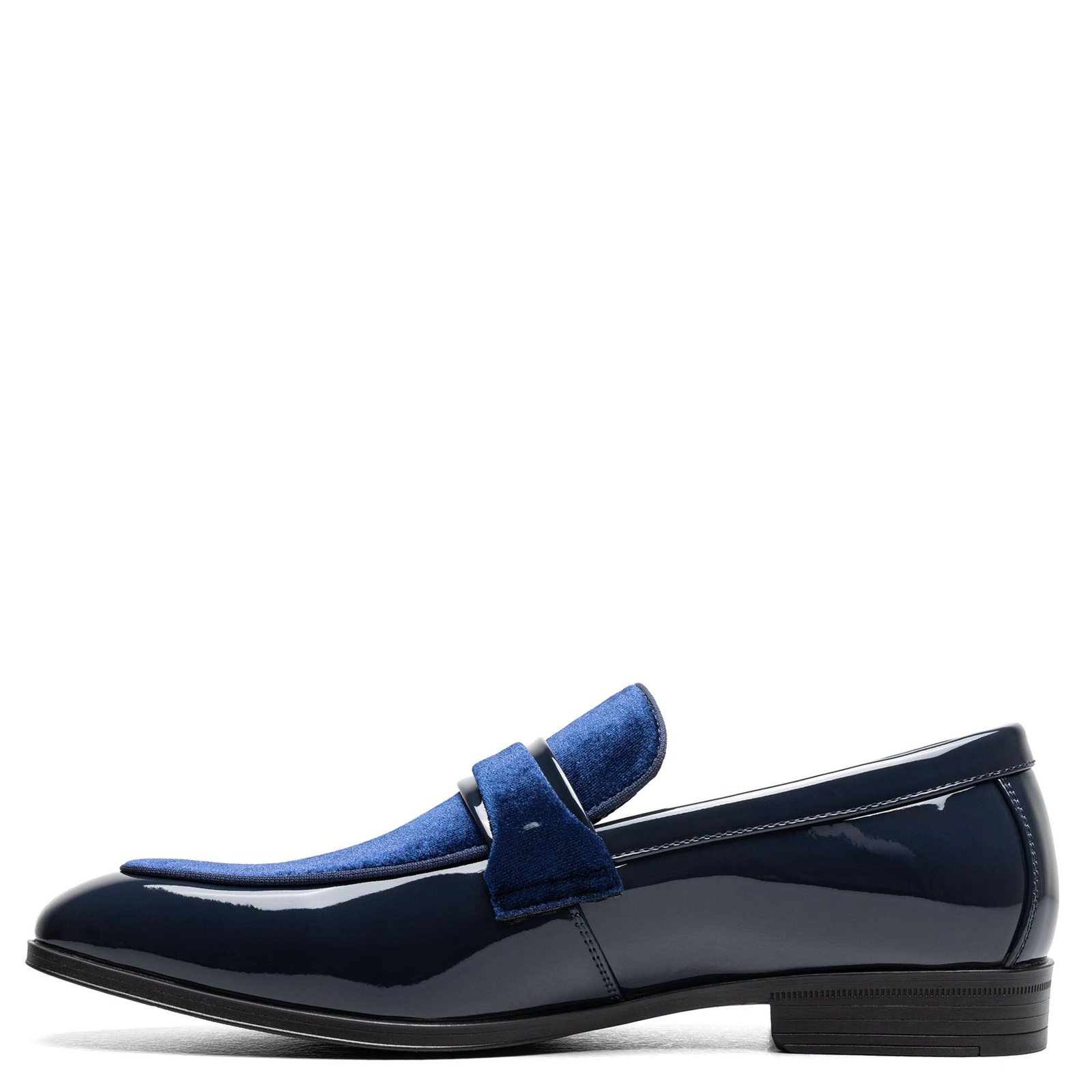 Stacy Adams Shoes Spratley Moc Toe Saddle Slip On Navy Size 7.5 — photo 2