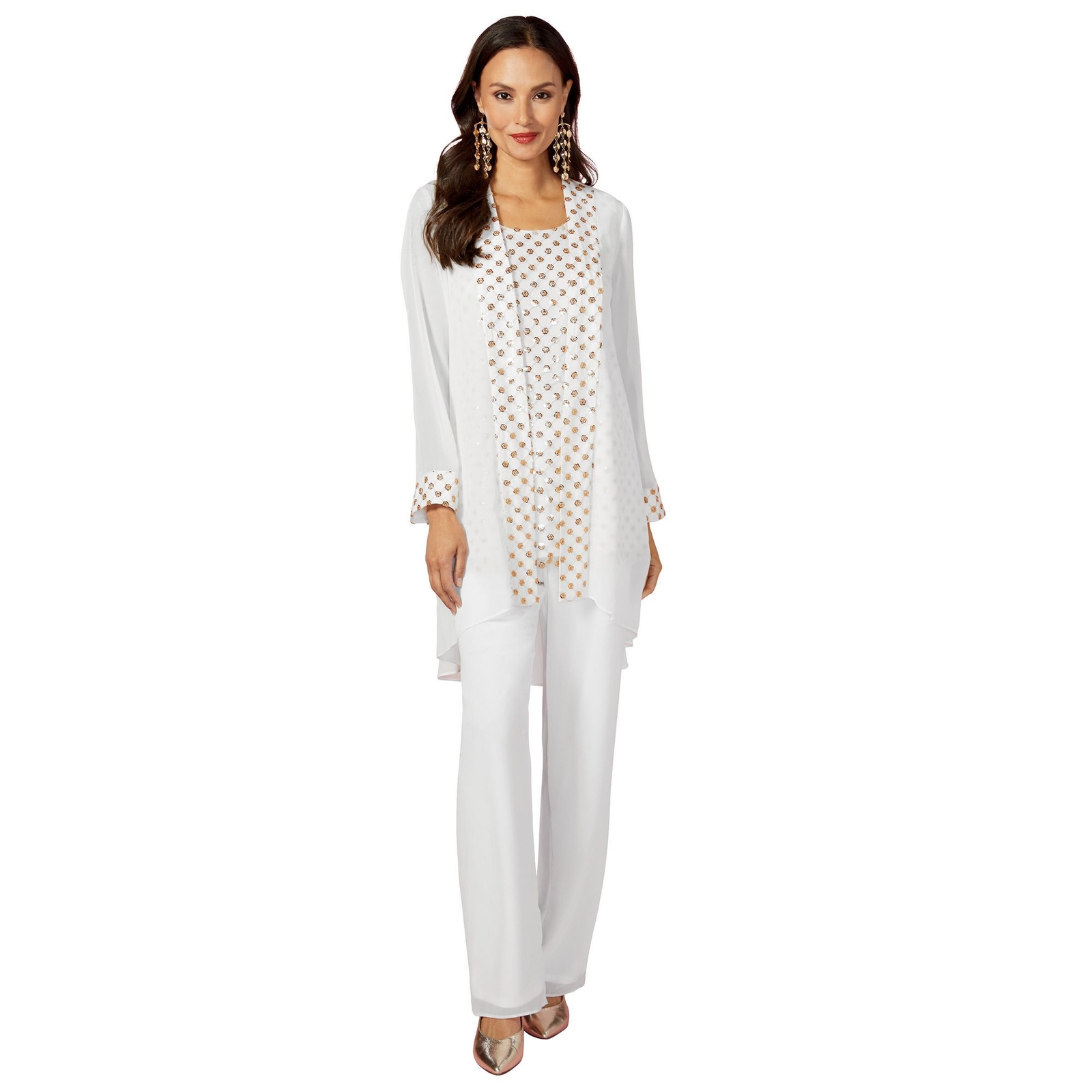 Masseys Embellished Pant Set Multi Sets L