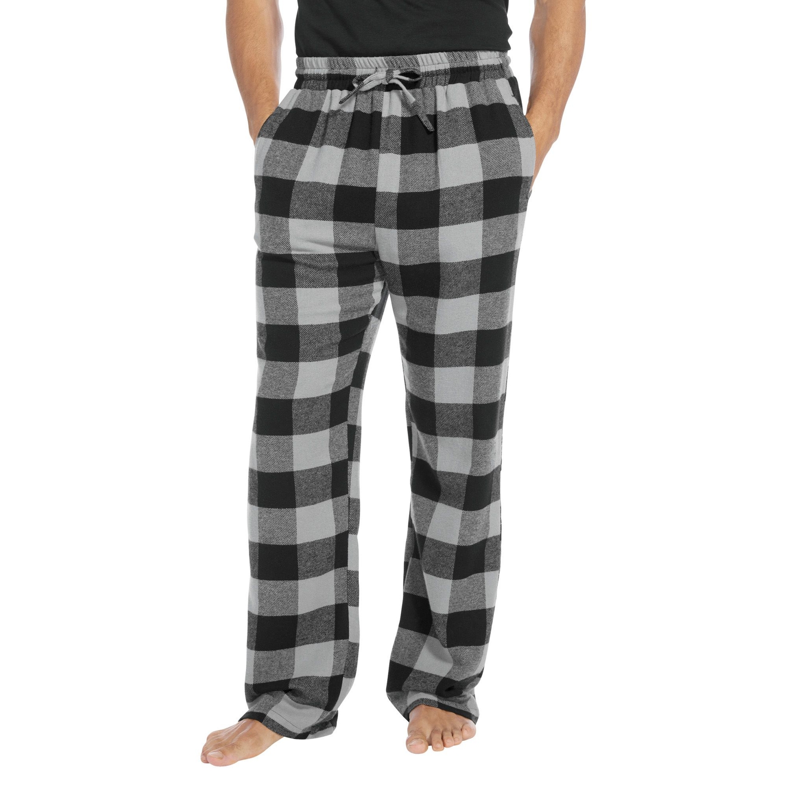 Mason Signature Men's Flannel Pant Black Sleepwear XXXXXL-Regular
