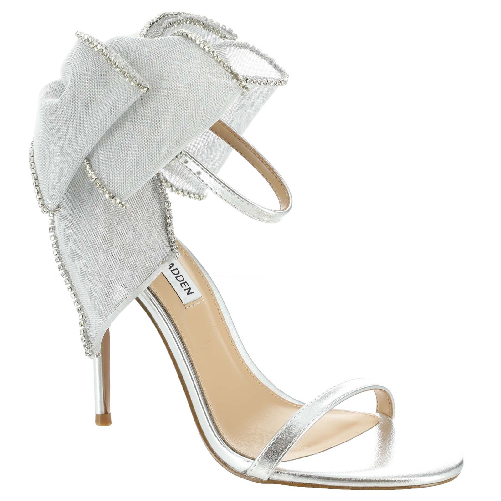 Steve Madden Benni-R Women's Silver Sandal 9