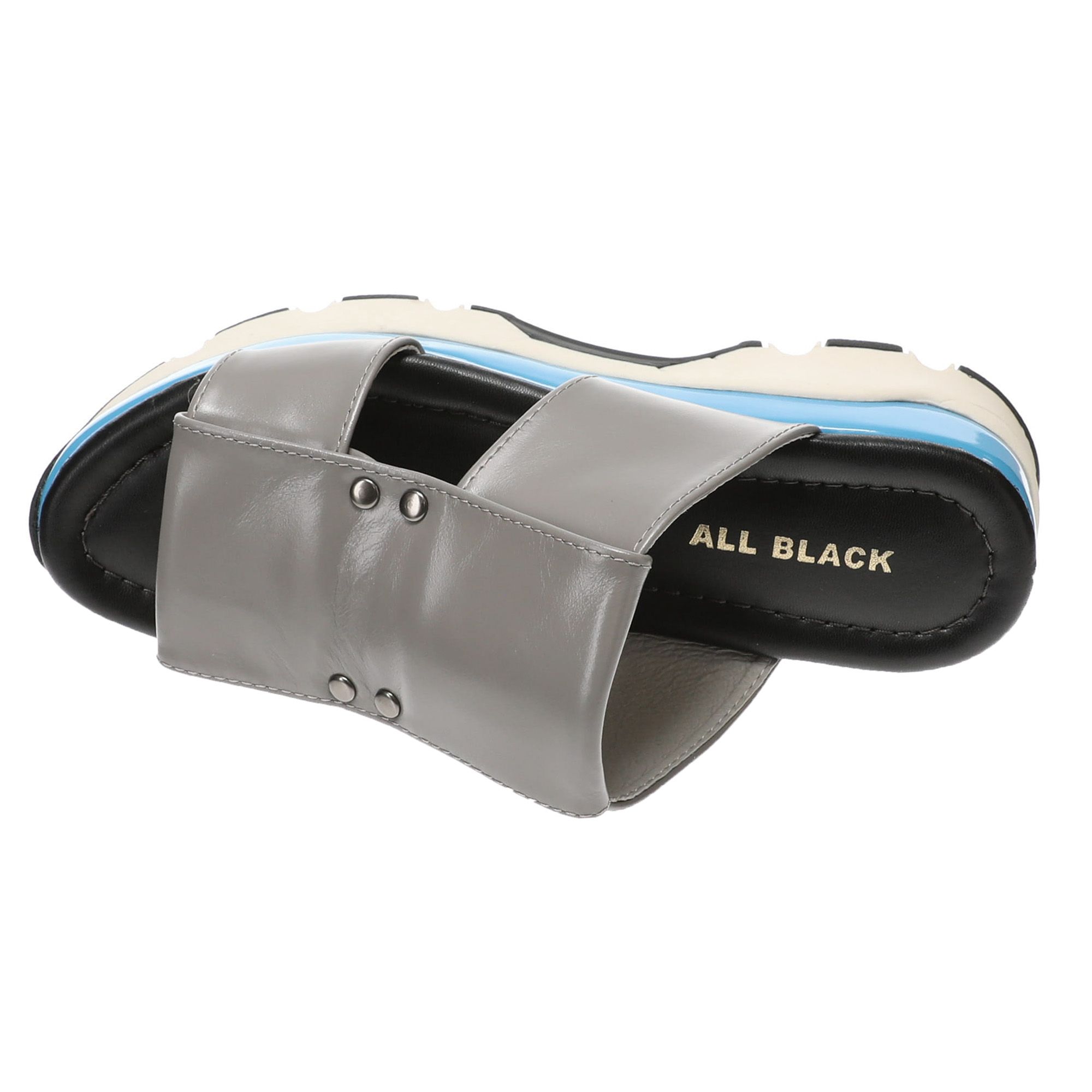 ALL BLACK Banded Flex Mule Women's Sandal