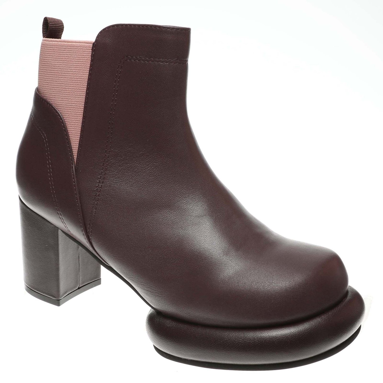 ALL BLACK MOD Easy Bootie Women's Burgundy Boot Euro 41 US 10.5 M