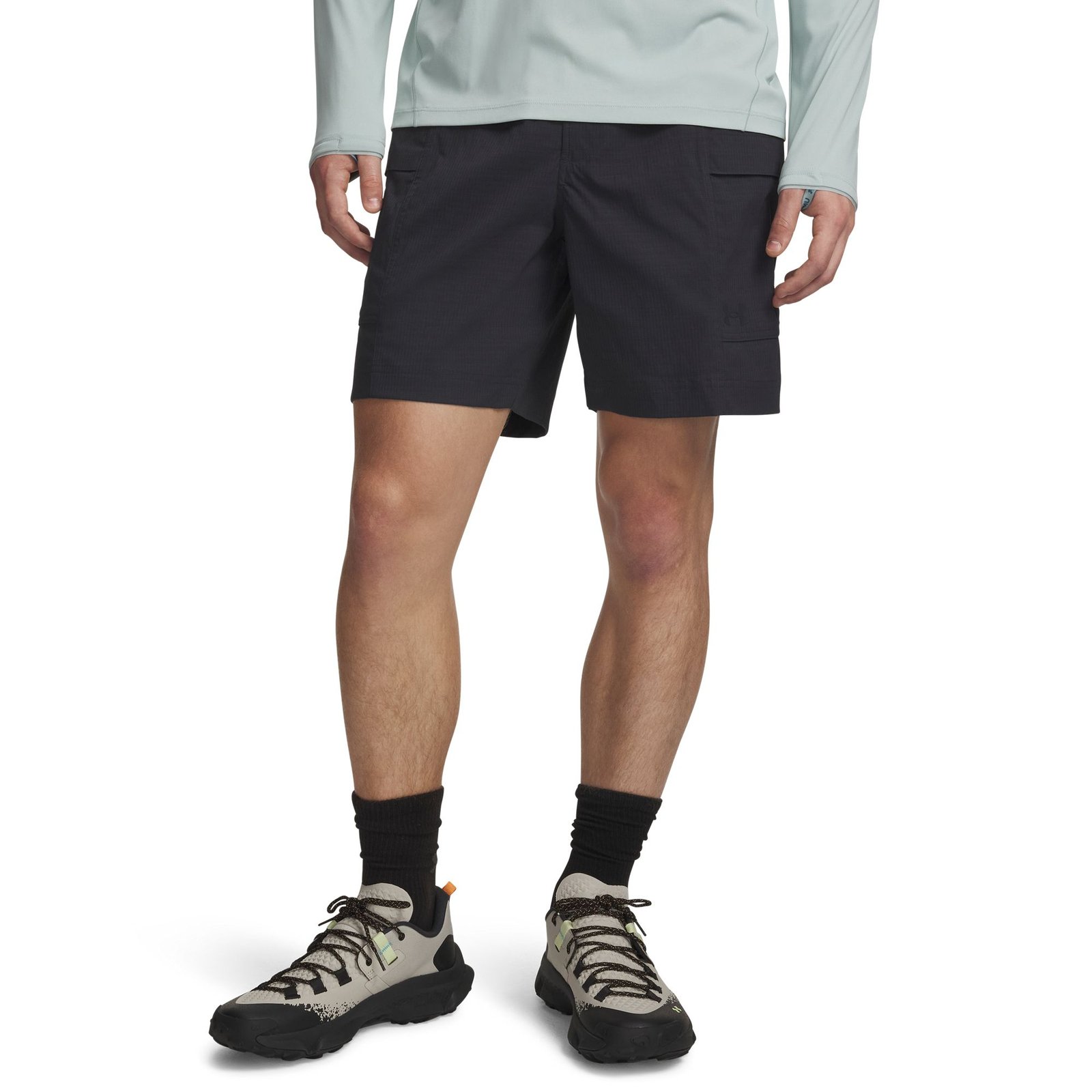 Under Armour Men's Explor Hike Cargo Short Black Shorts