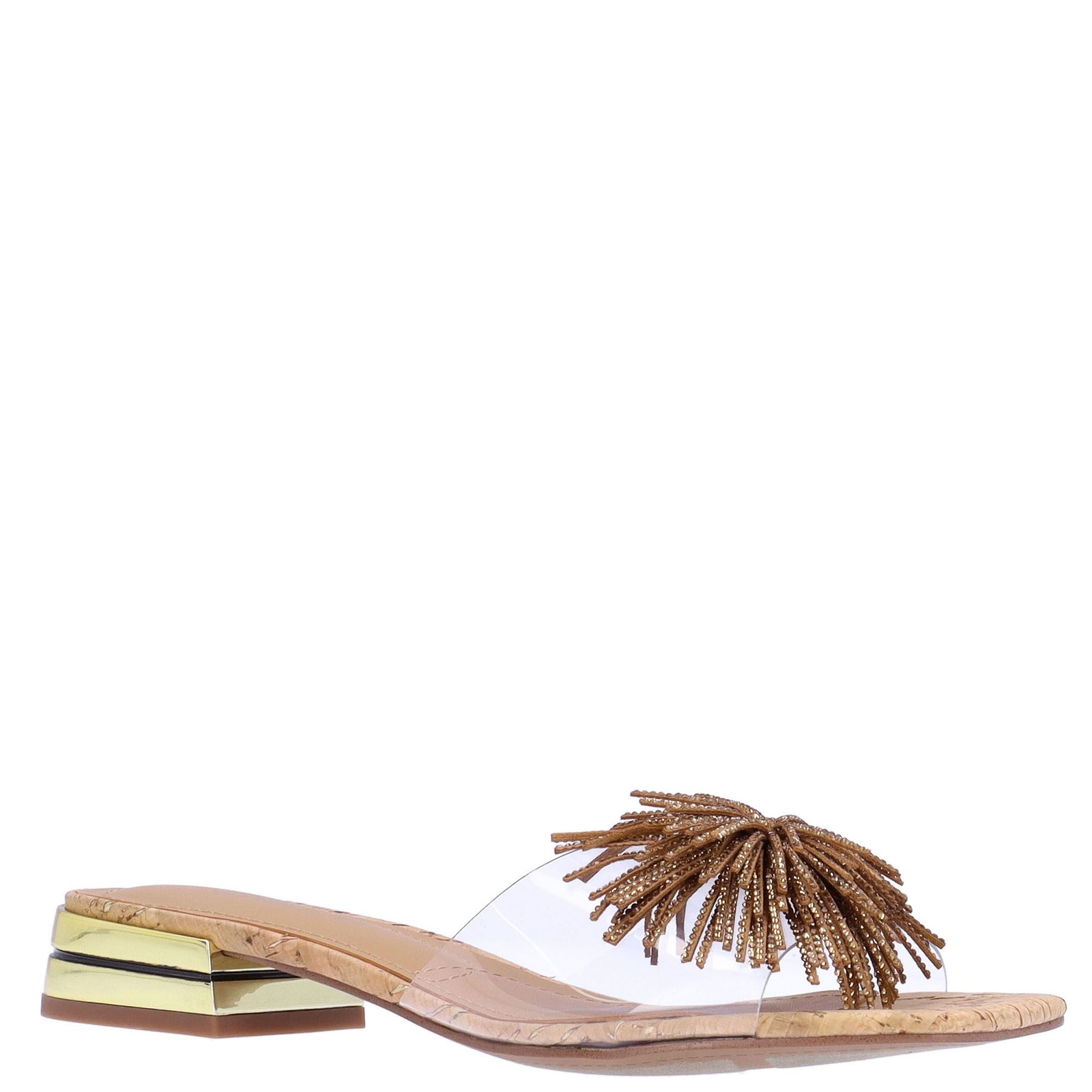 J. Renee Cherita Women's Clear Sandal 6 M -  633063914122