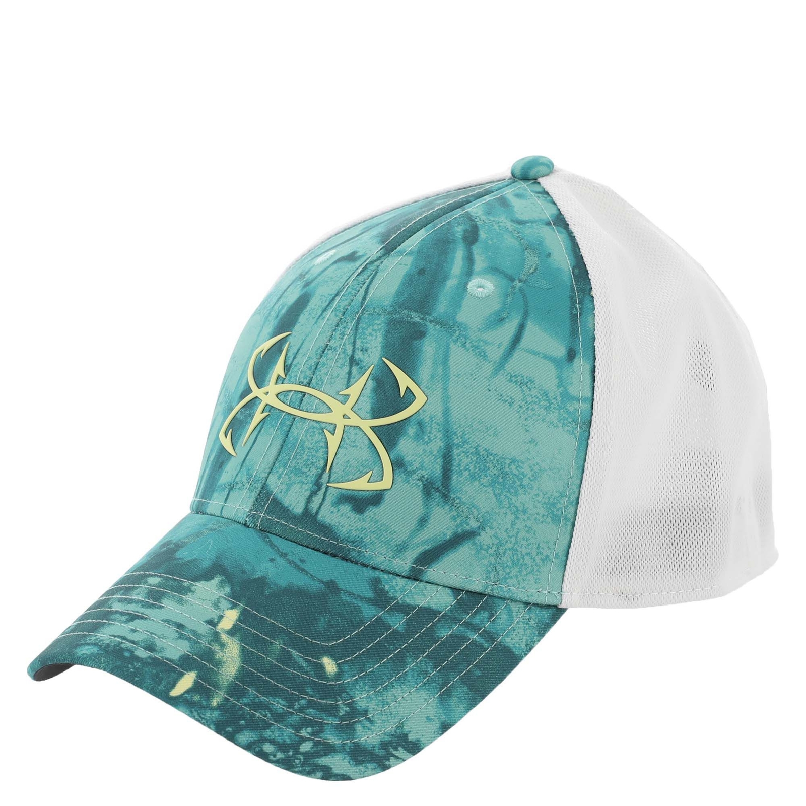Under Armour Men's Fish Hunter Mesh Green Hats XXL