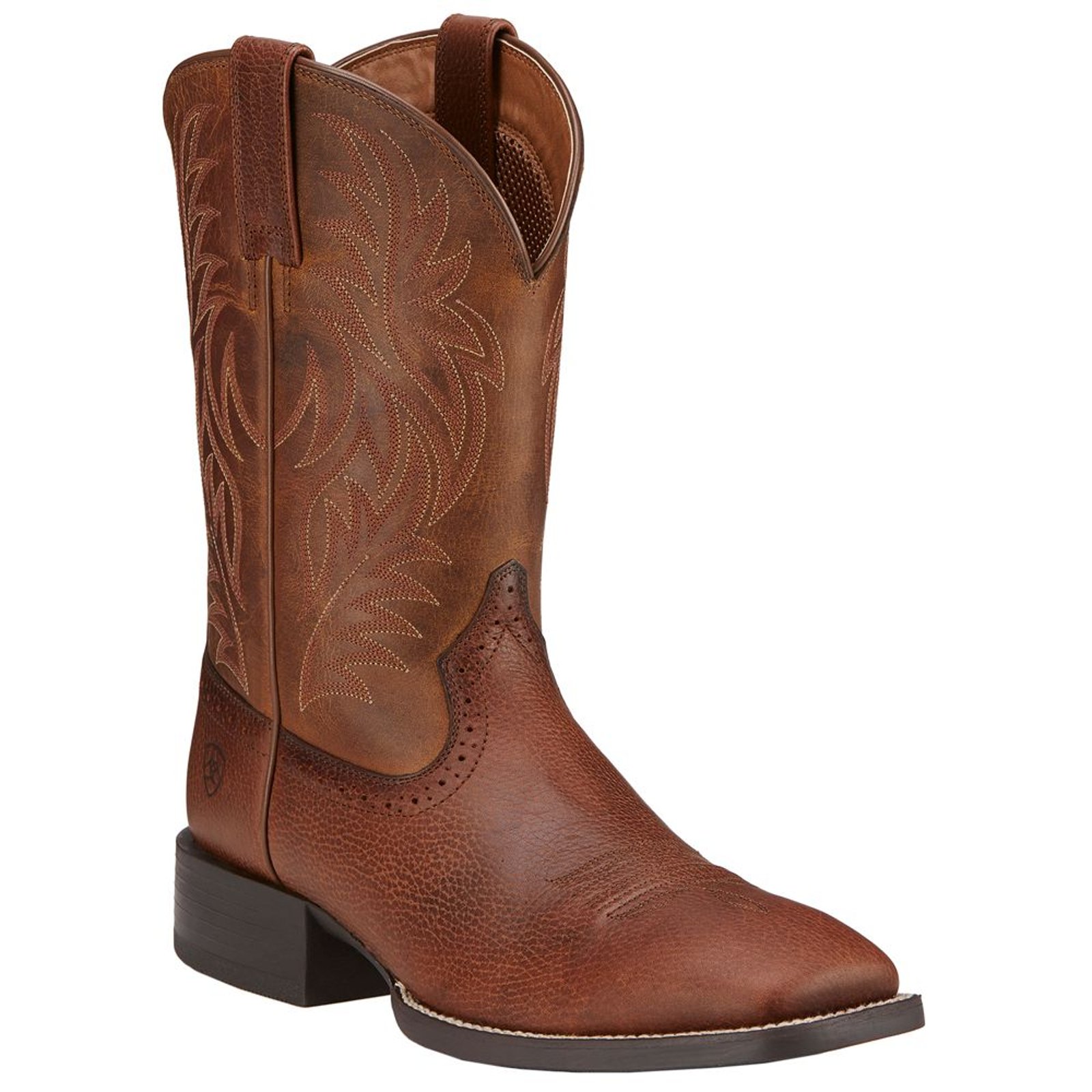 Ariat Sport Western Wide Square Toe Men's Brown Boot 11.5 E2
