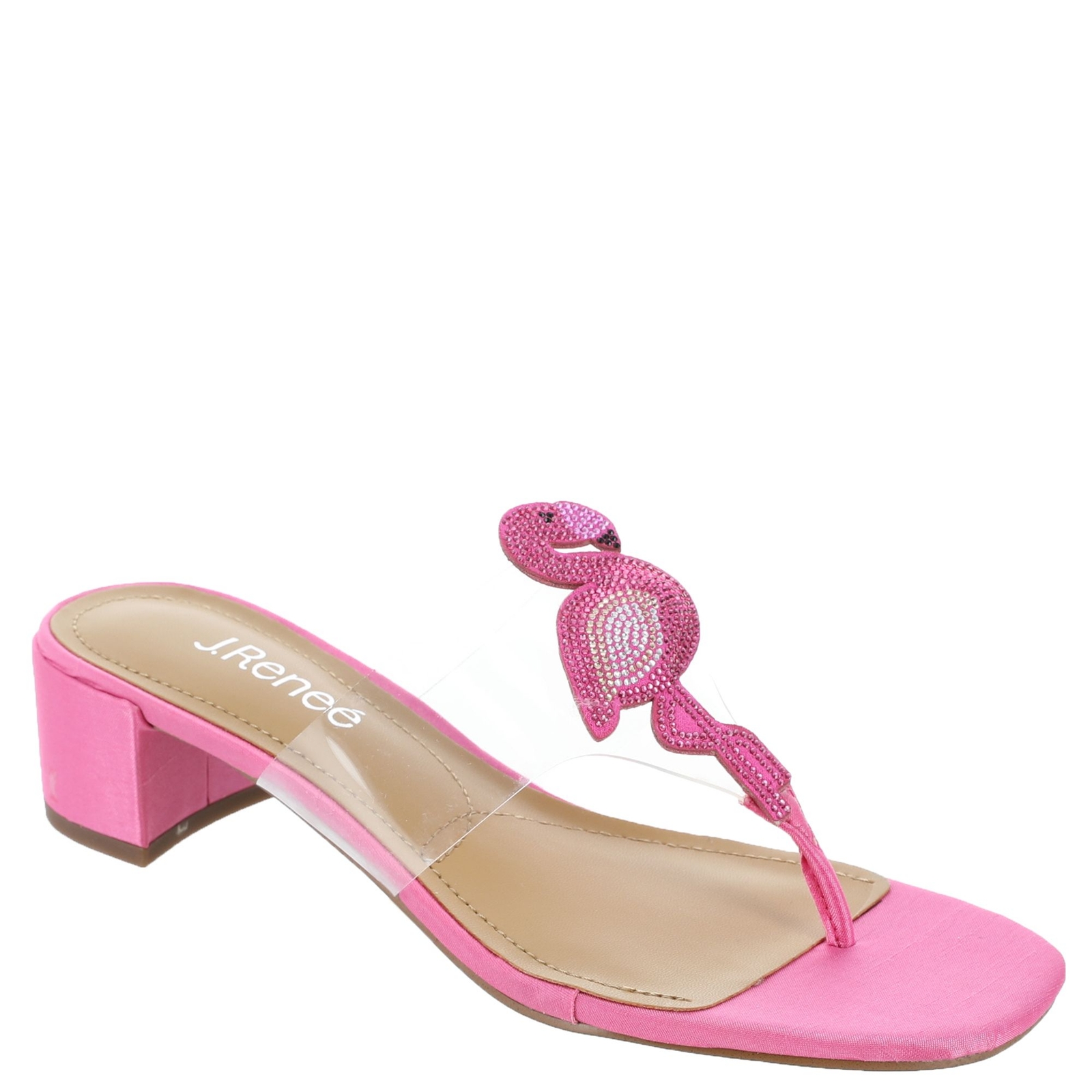 J. Renee Bonaire Women's Pink Sandal 8 W