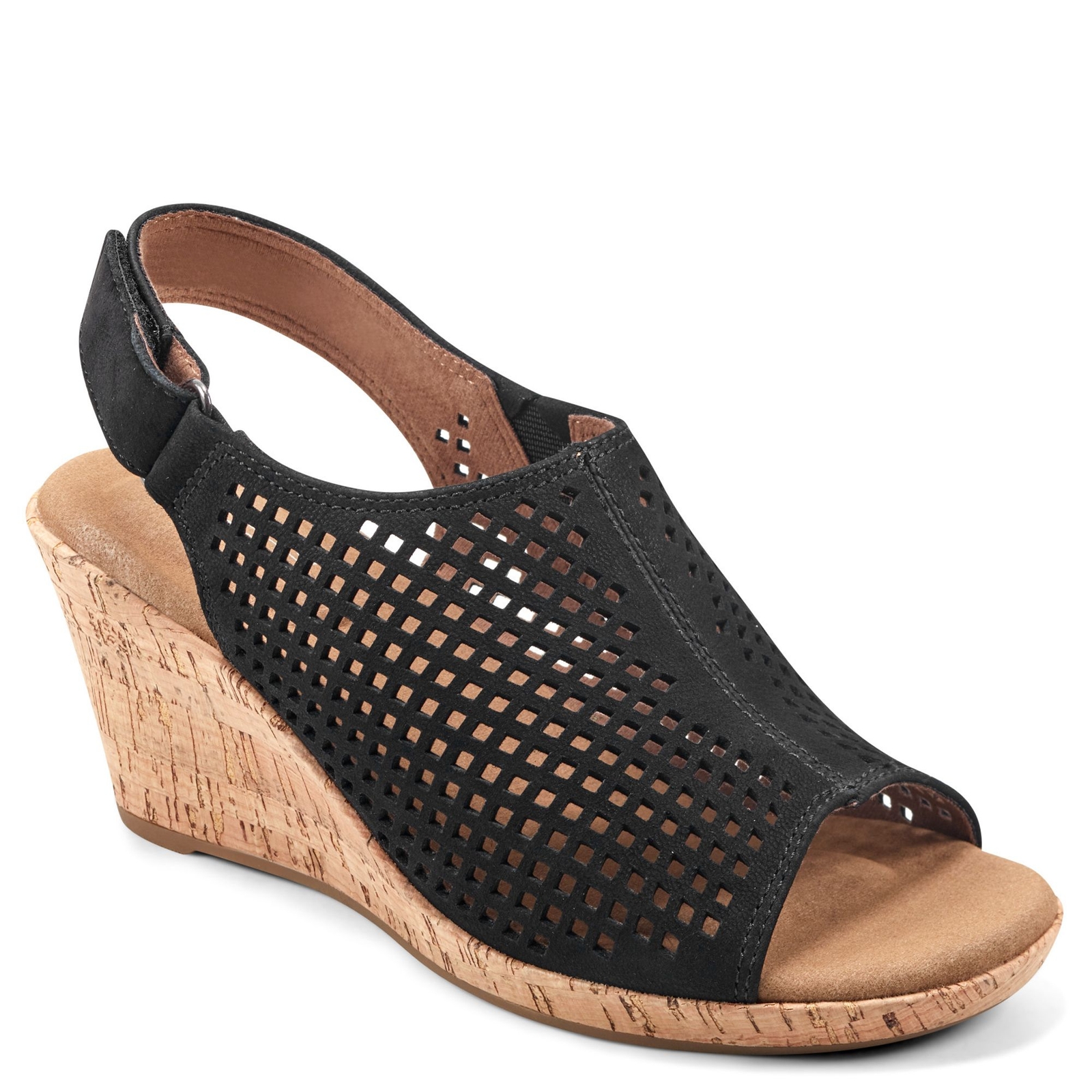 Rockport Briah Perf Sling Women's Black Sandal 9.5 M