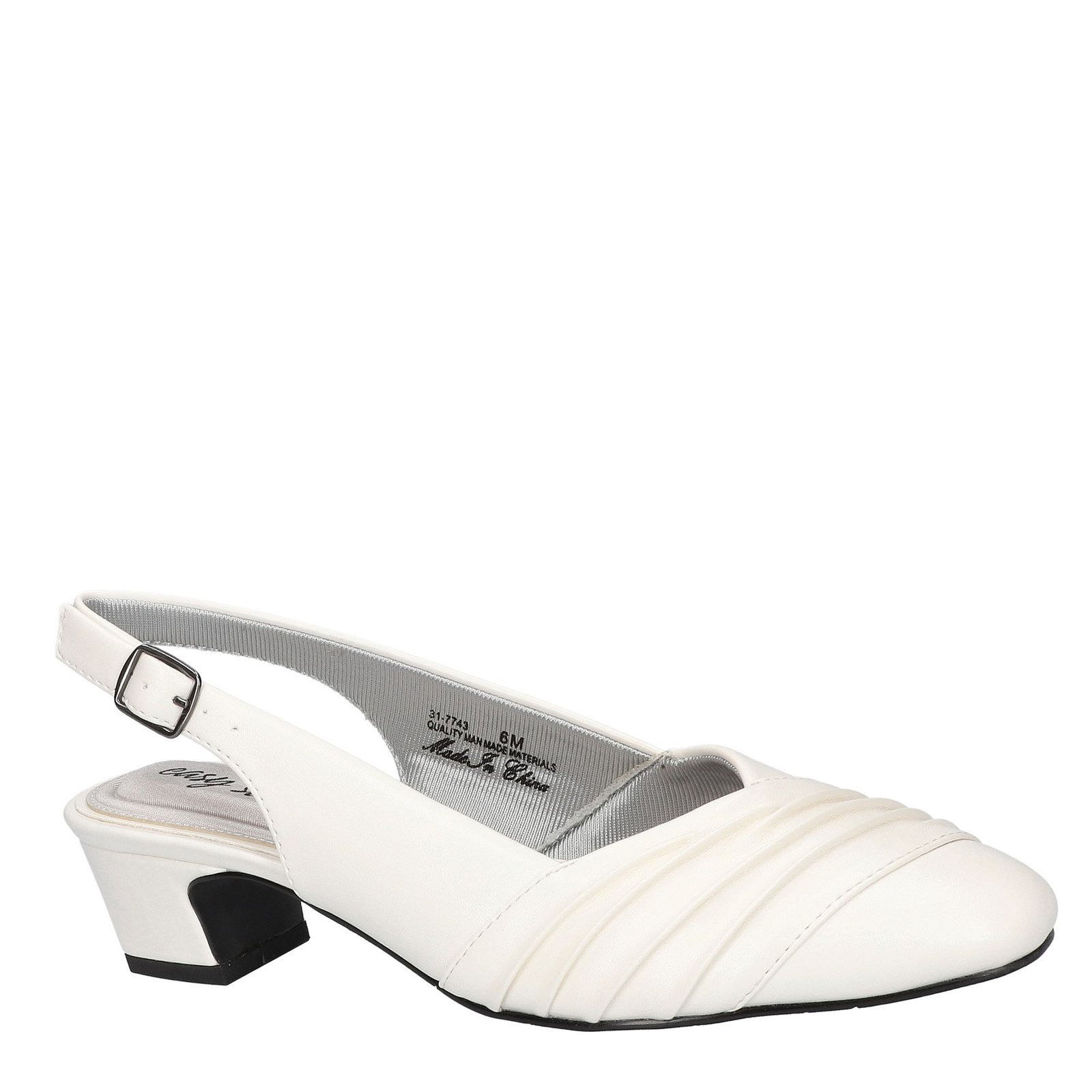 Easy Street Bates Round Toe Slingback Pumps