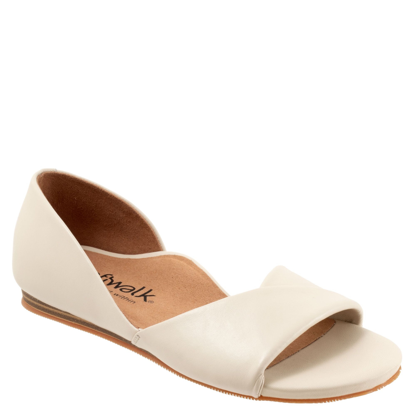 Softwalk Cypress Women's Bone Sandal 7.5 W