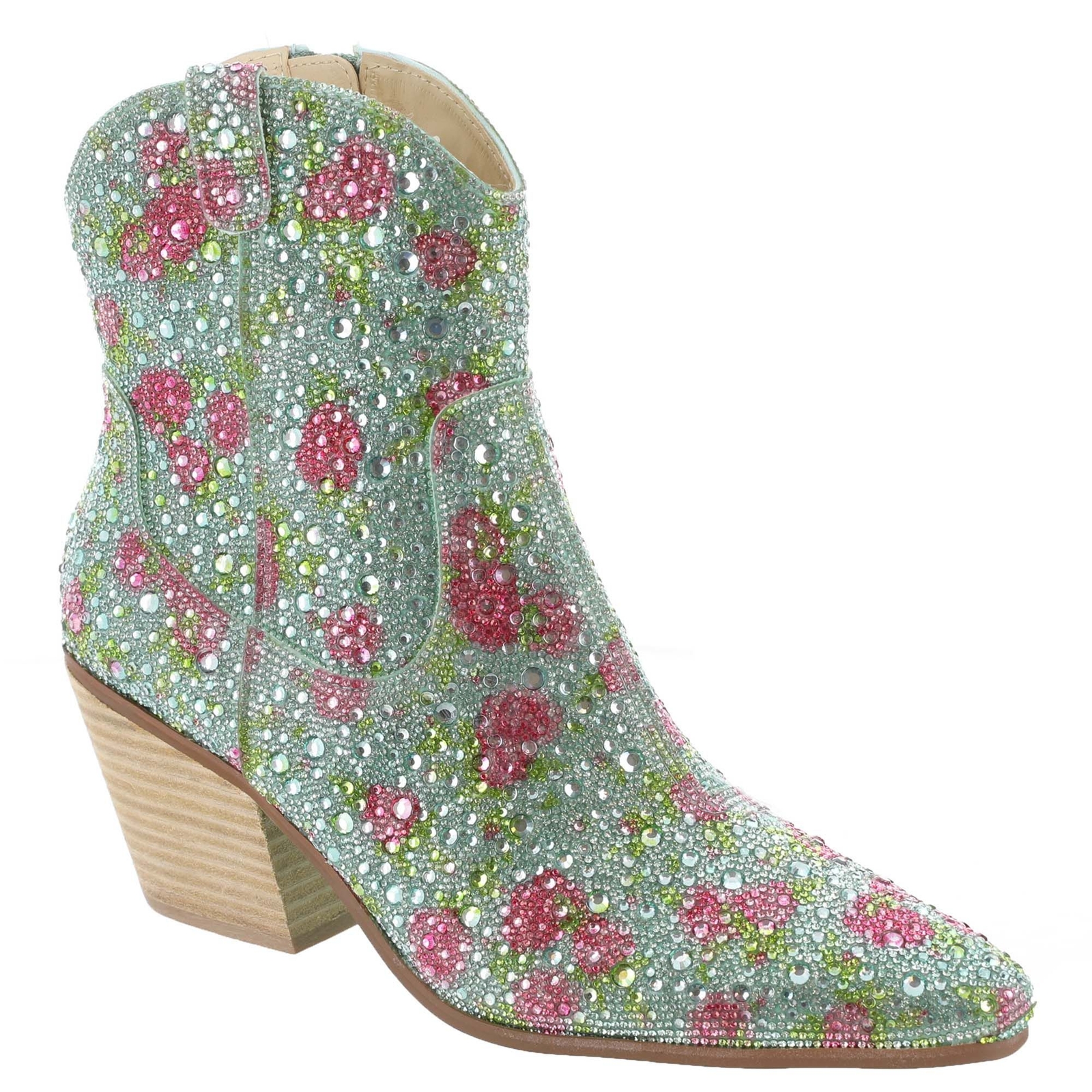 Betsey Johnson Diva F Women's Green Boot 7 M