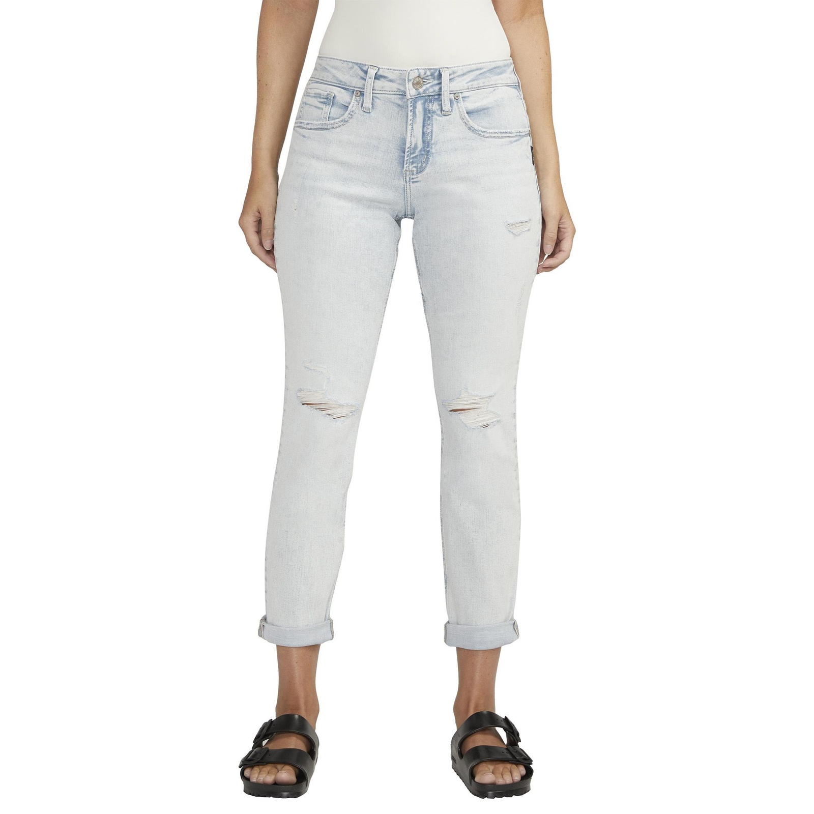 Silver Jeans Women's Boyfriend Jean Blue Pants 30-29
