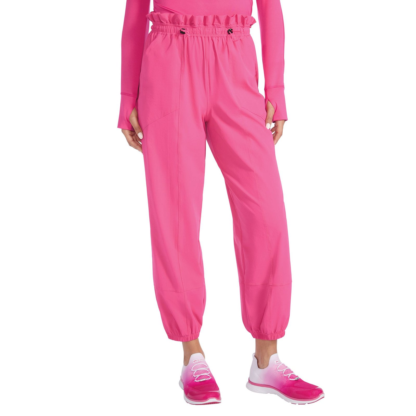 VEVO ACTIVE Athleisure Jogger Pink Pants 3X