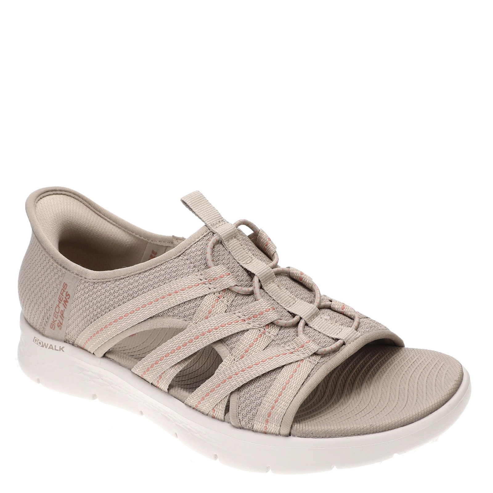 Skechers On The Go Slip-Ins: Go Walk Flex-Sadie Women's Tan Sandal 11 M