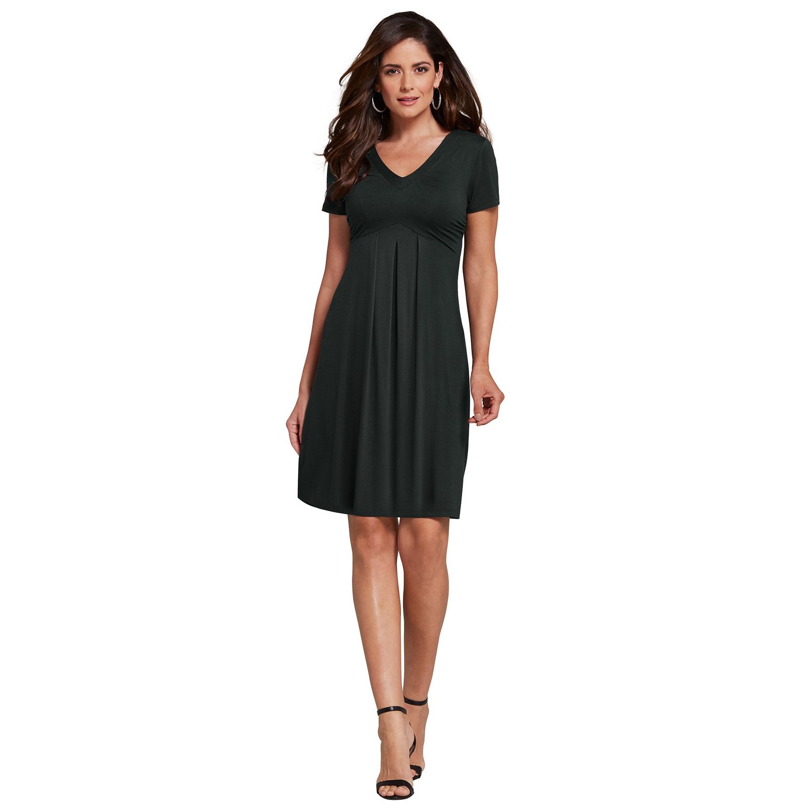 Masseys Favorite V-Neck Dress Black Dresses