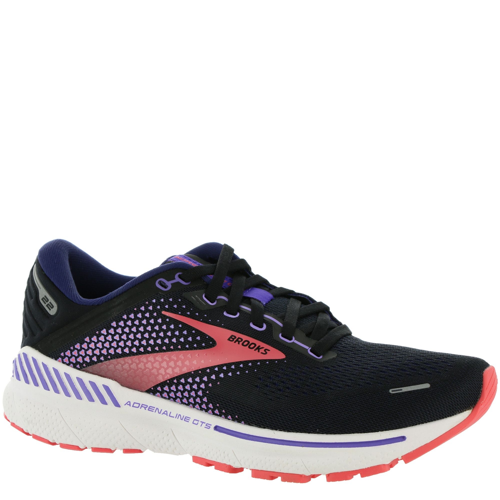 Brooks Adrenaline GTS 22 Women's Black Running 11.5 B -  190340947483