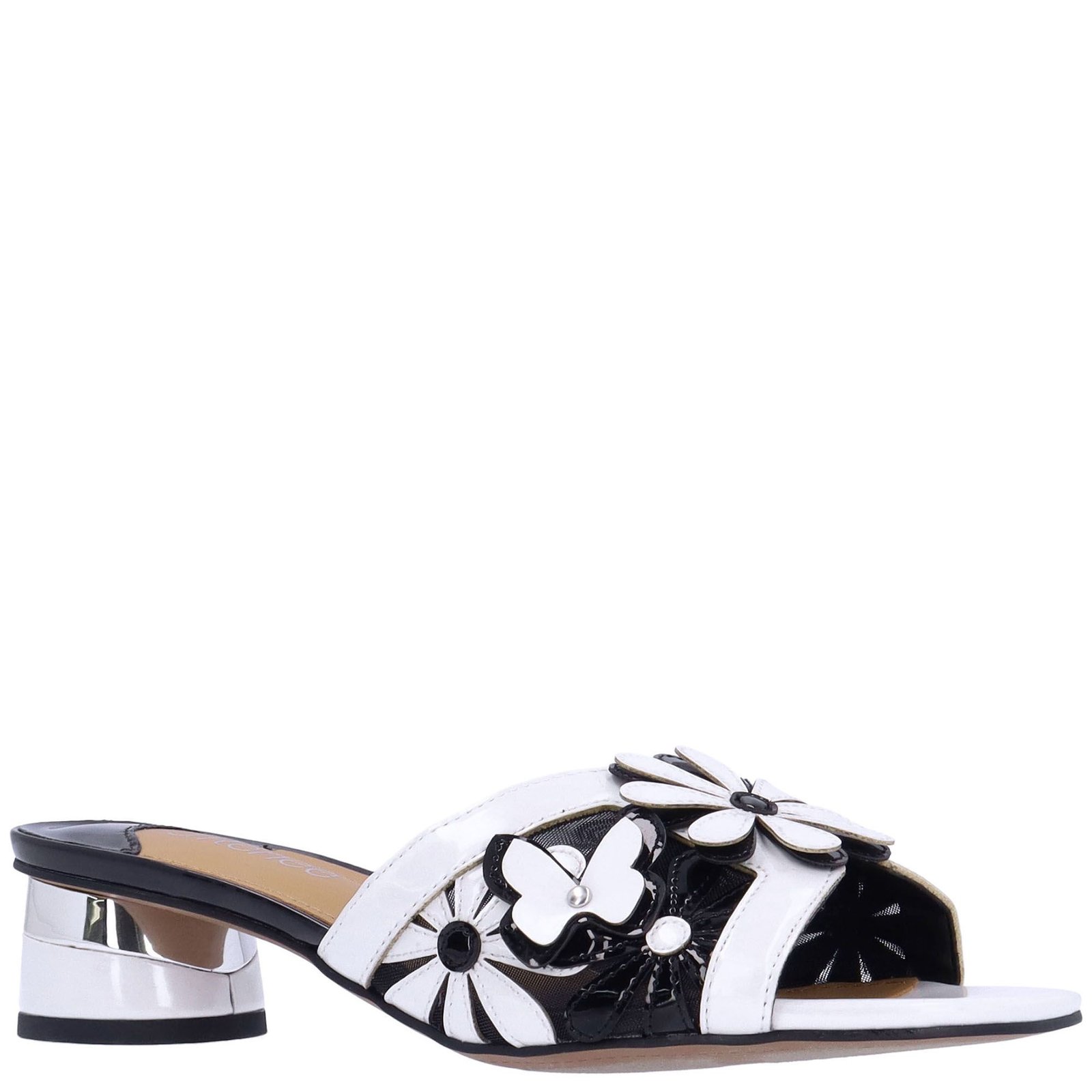 J. Rene& Davina Women's Black Sandal 11 W