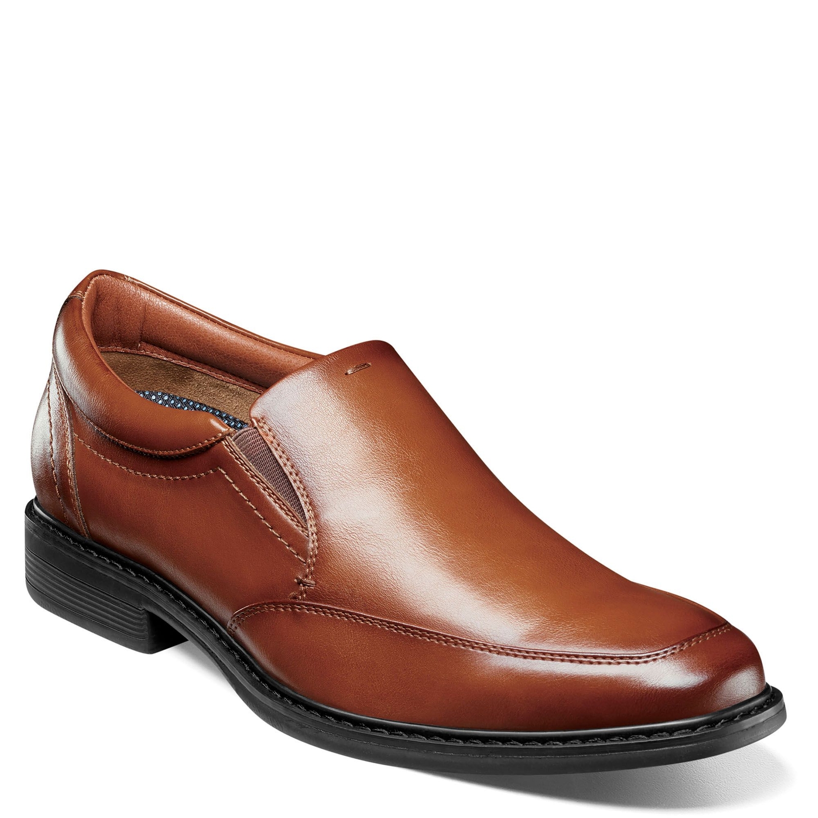 Nunn Bush Jarvis Moc Toe Slip On Men's Brown Slip On 12 W