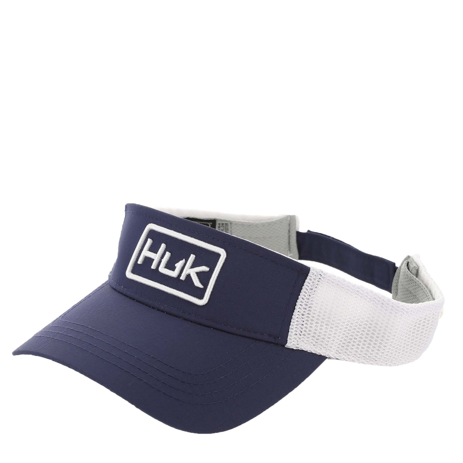 HUK Men's Solid Visor Blue Hats One Size