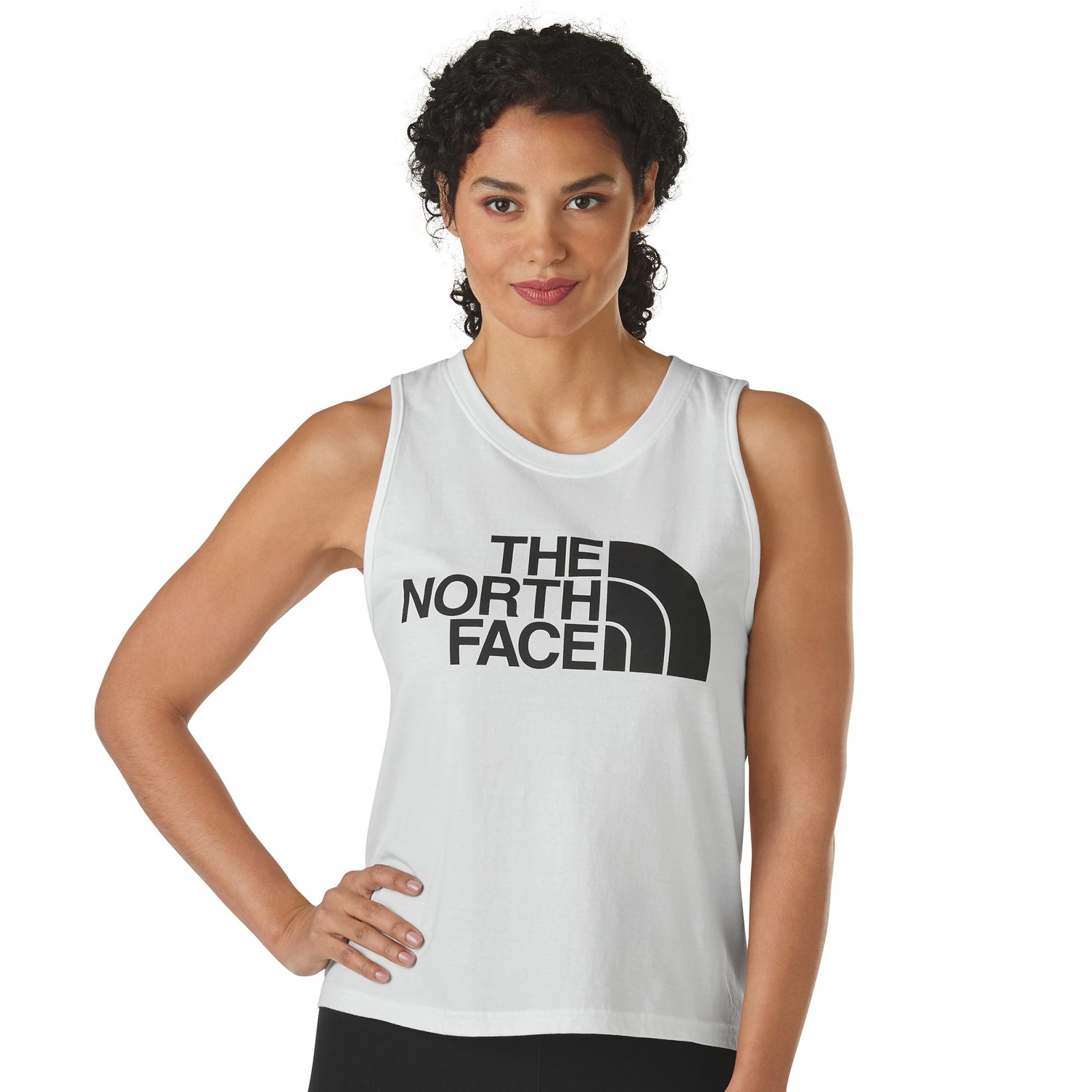 The North Face Women's Half Dome Tank White Knit Tops XXL