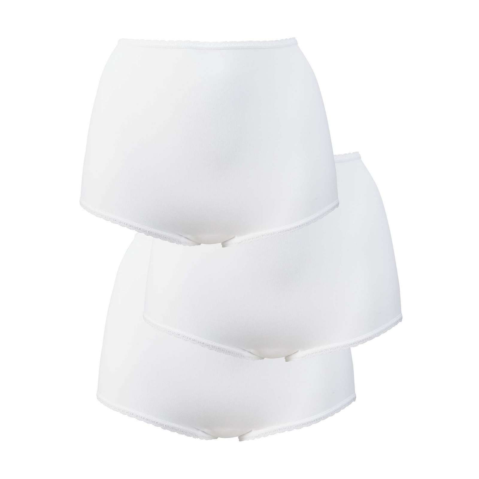 Bali Women's Skimp Skamp Brief 3-Pack White Underwear 11