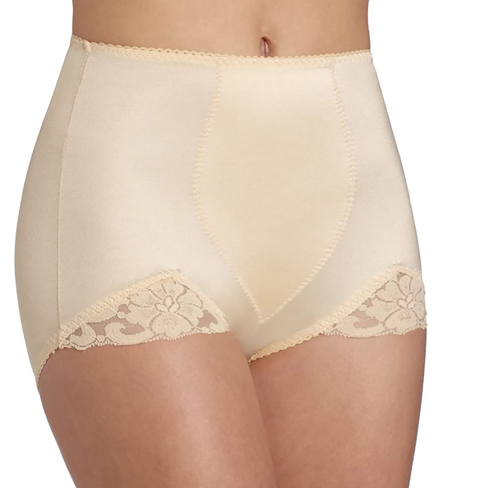Rago Women's Light Shaping Tummy Control Panty Brief Tan Shapewear S